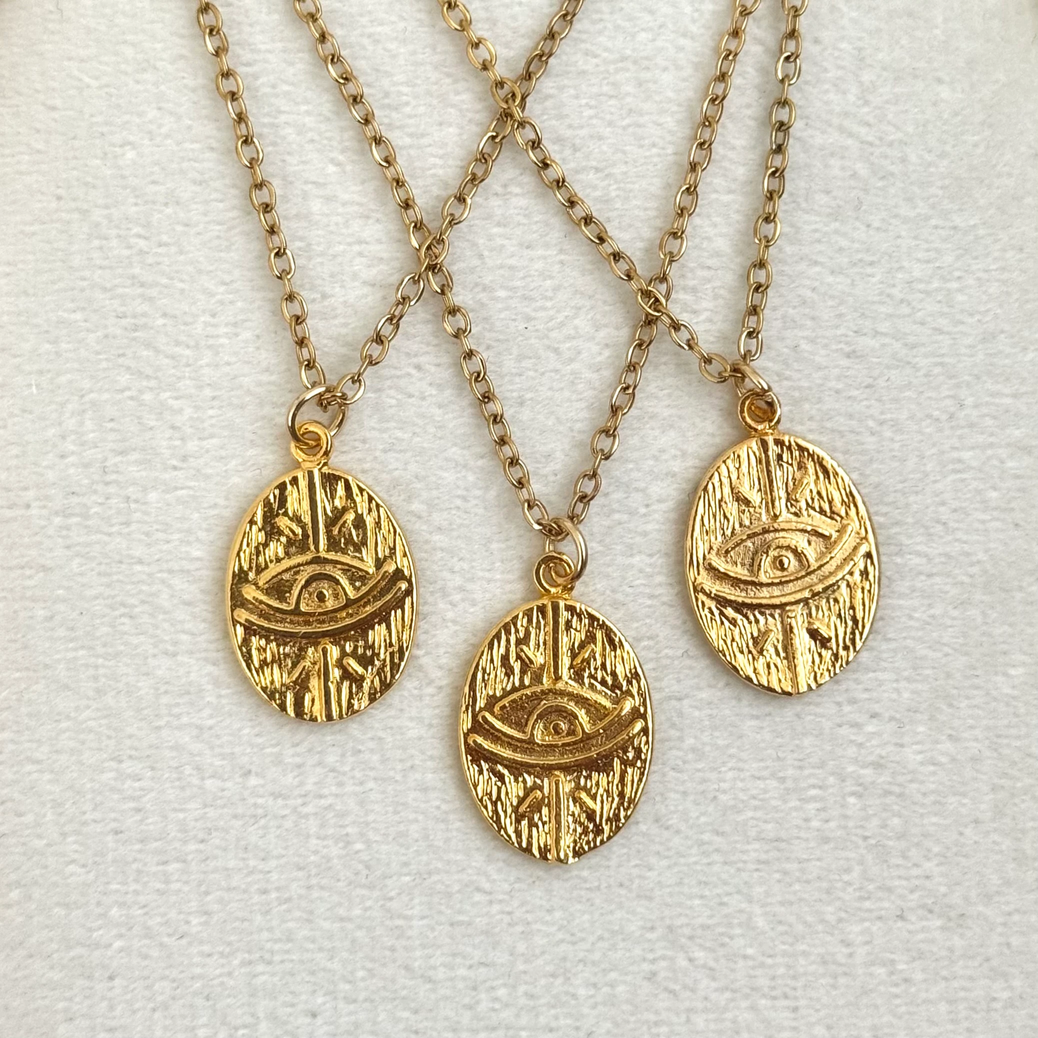 Çelik | Vintage kolye 