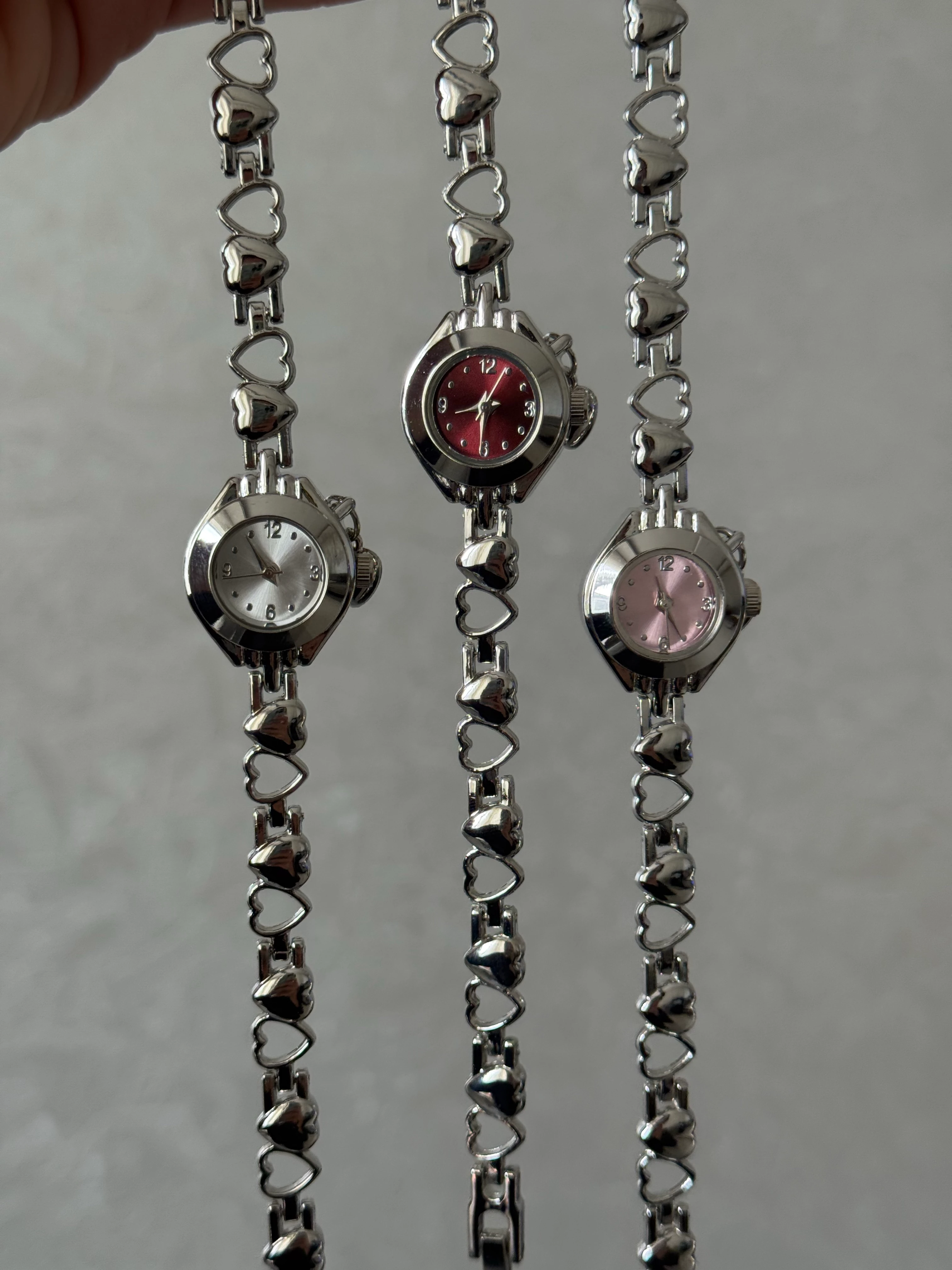 Kalpli kordon Silver - Beyaz saat