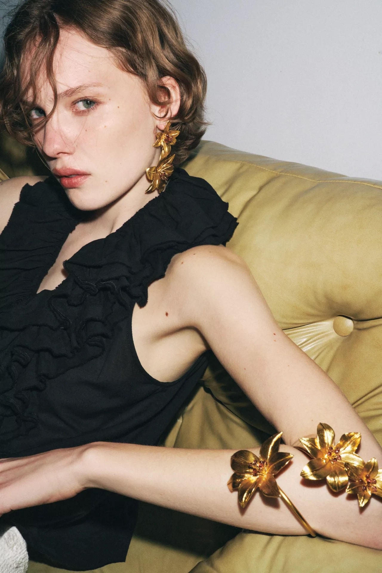 Zara | Çift zambak küpe 