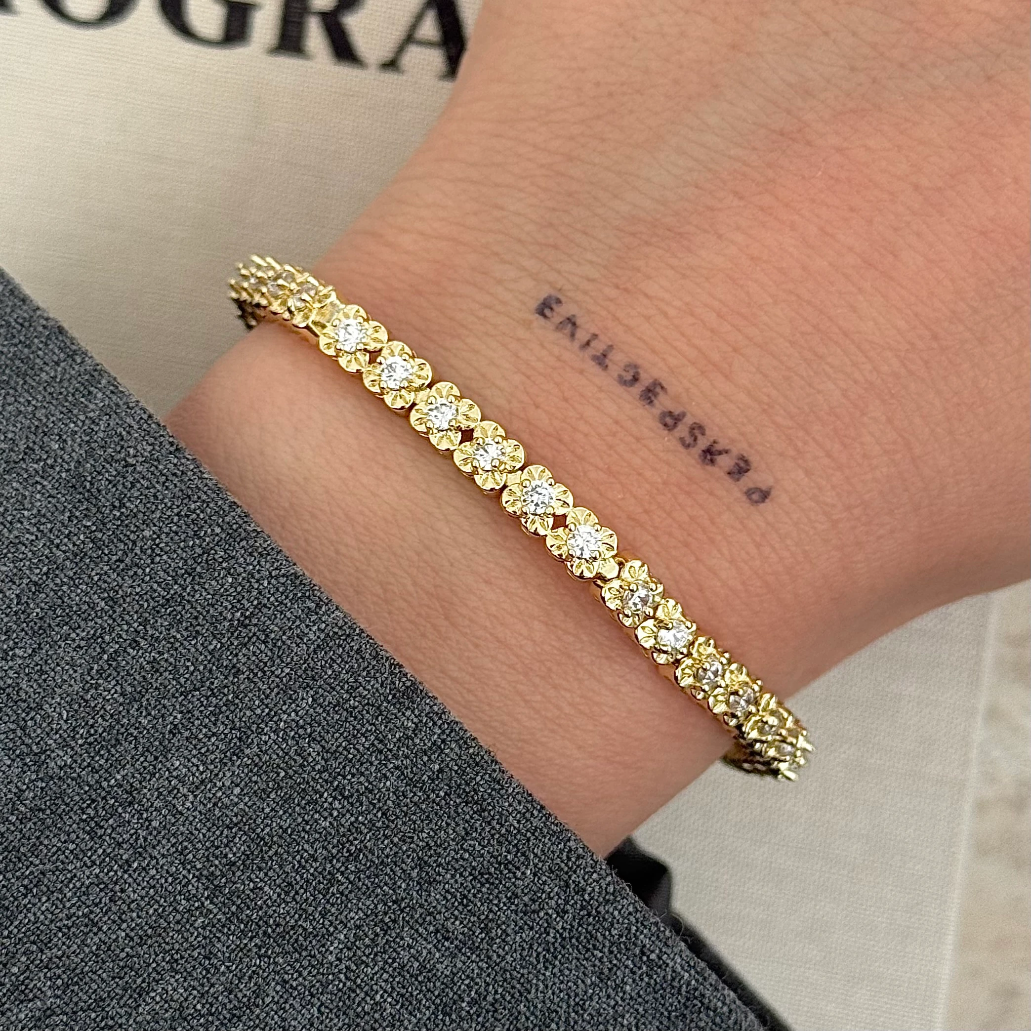 Vıp | Taşlı baget bileklik 