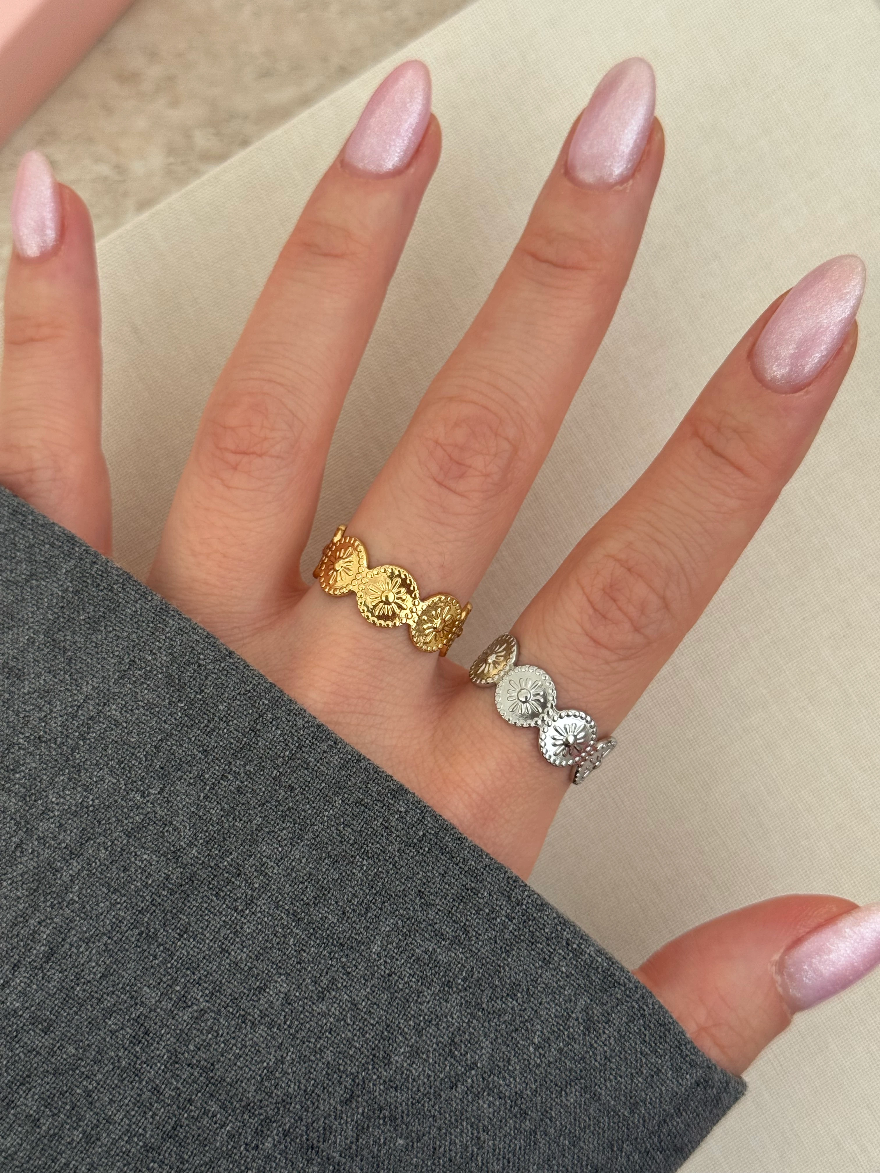 Çelik | silver vintage yüzük 