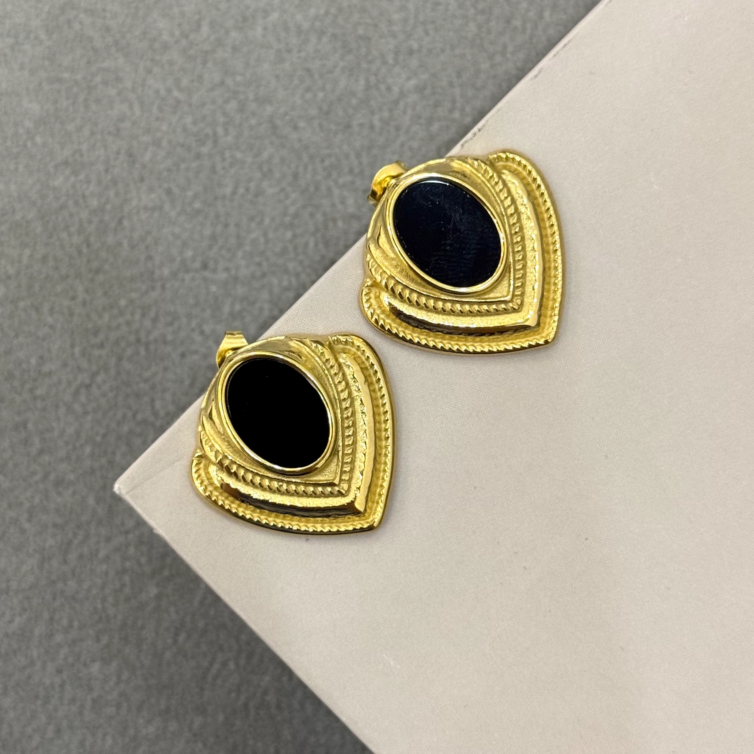 vintage Çelik küpe 