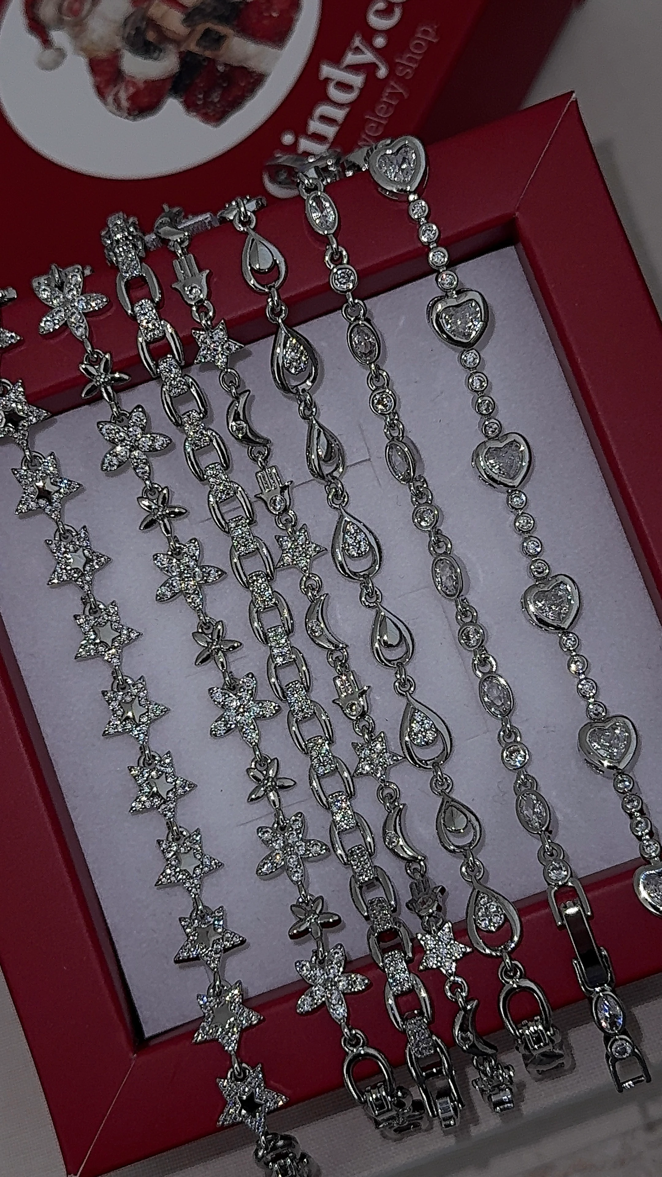 Vıp | Silver Damla sıralı bileklik 