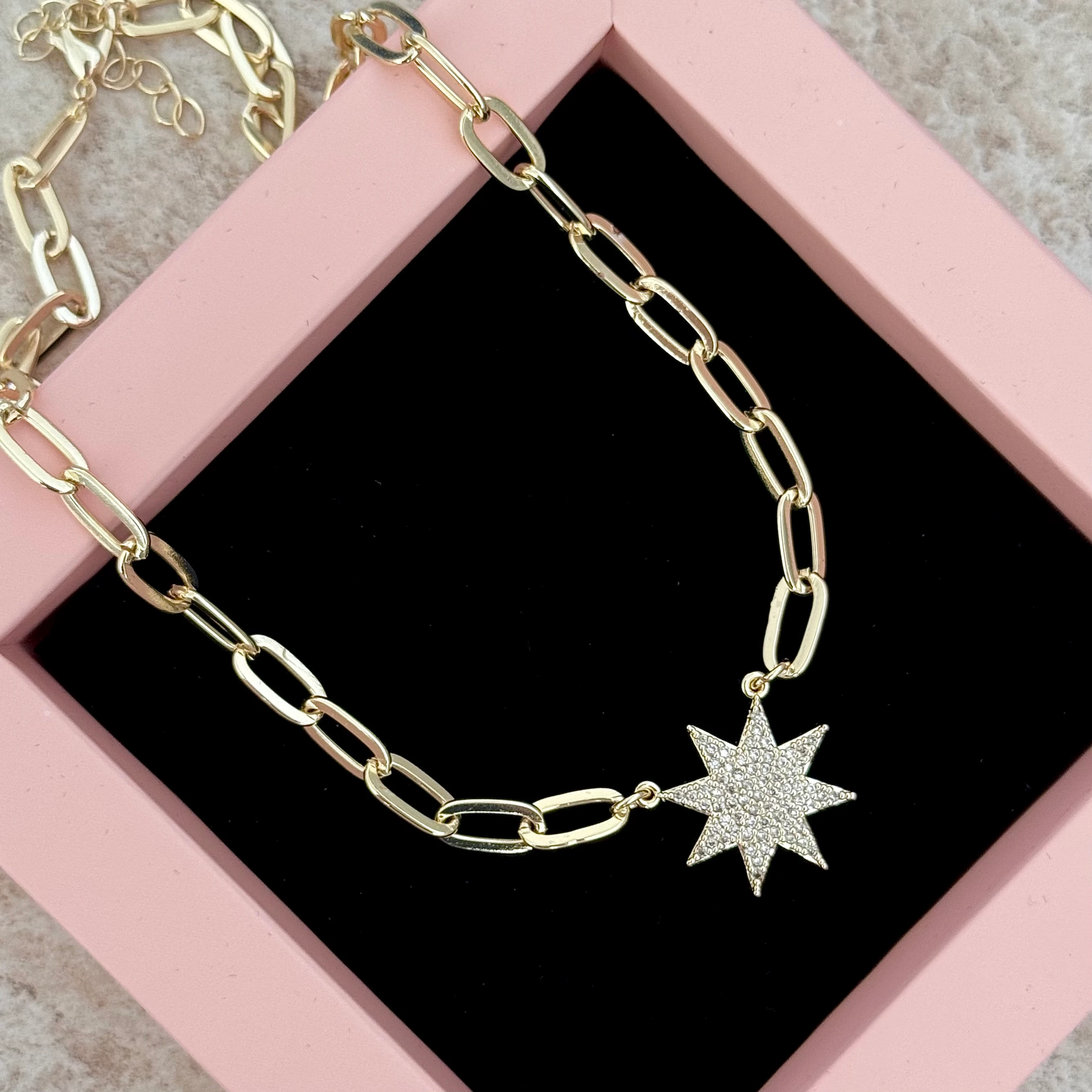 14k Büyük Güneş kolye 