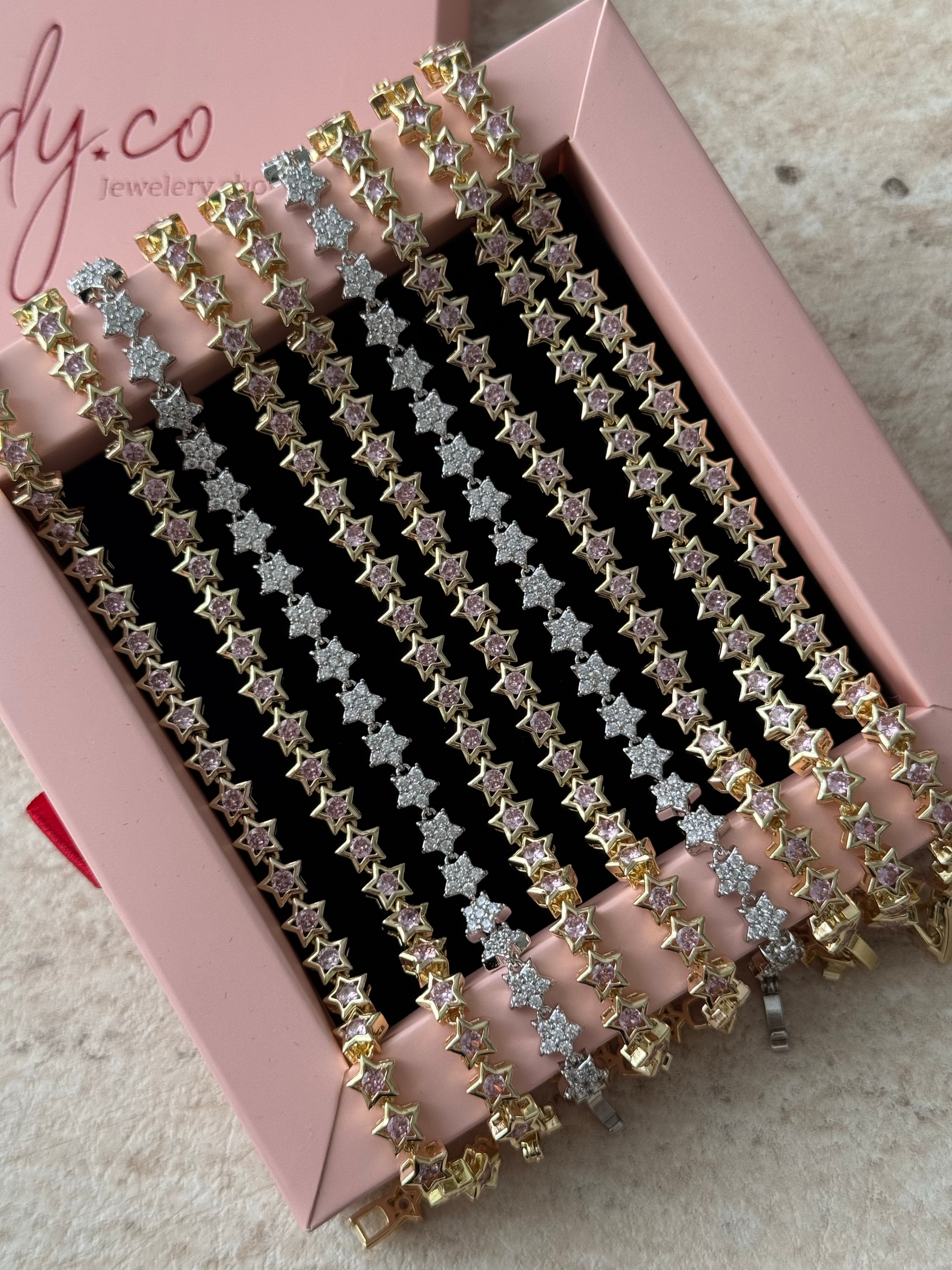 Premium | Pembe Yıldız bileklik 