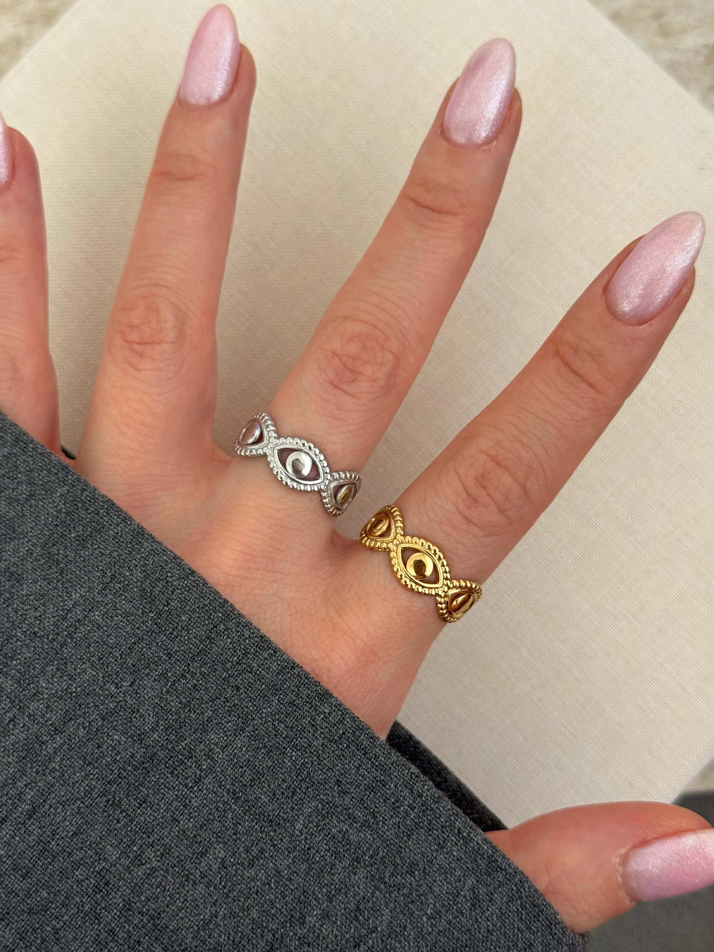 Çelik | silver vintage yüzük