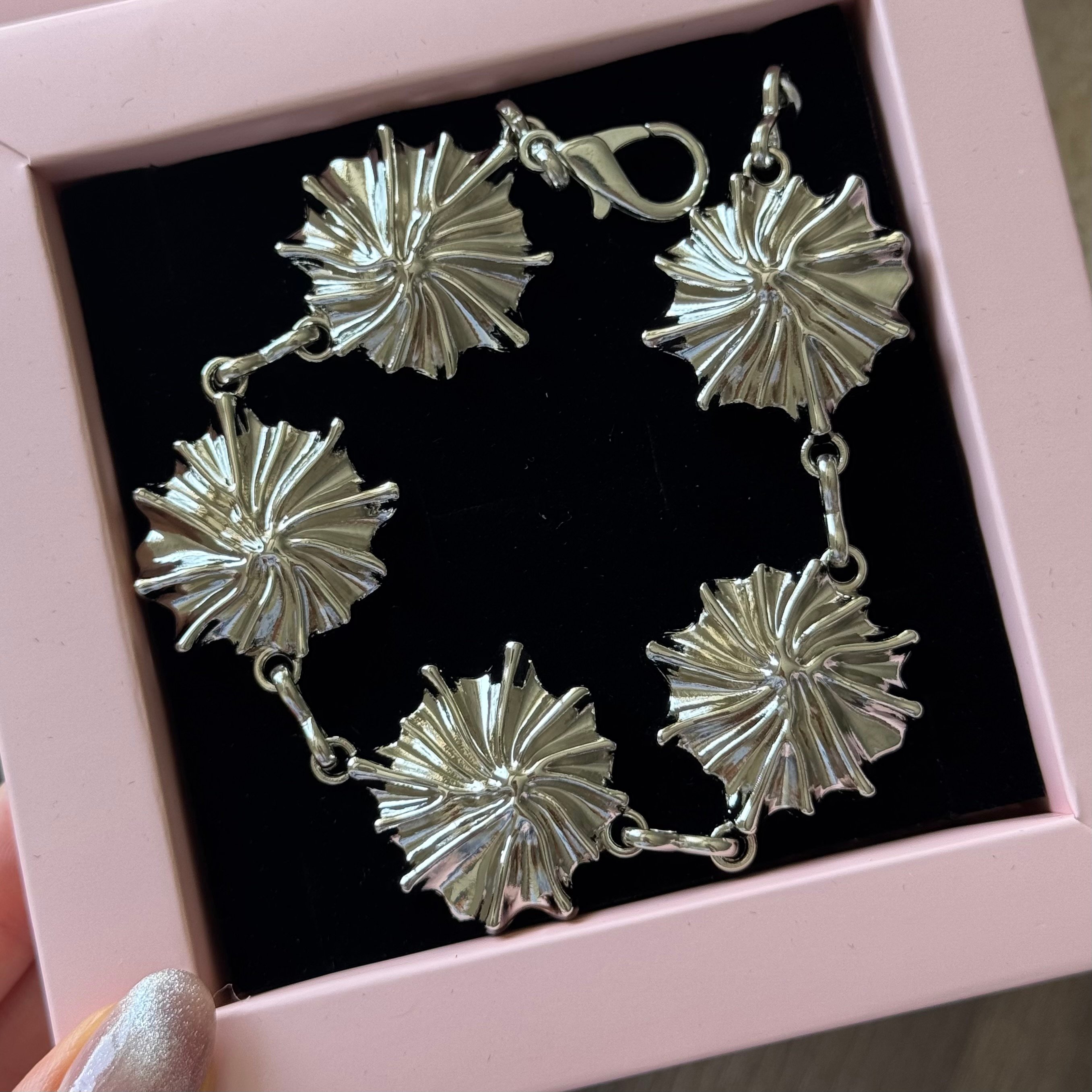 Silver sunflower kemer | Bel zinciri 
