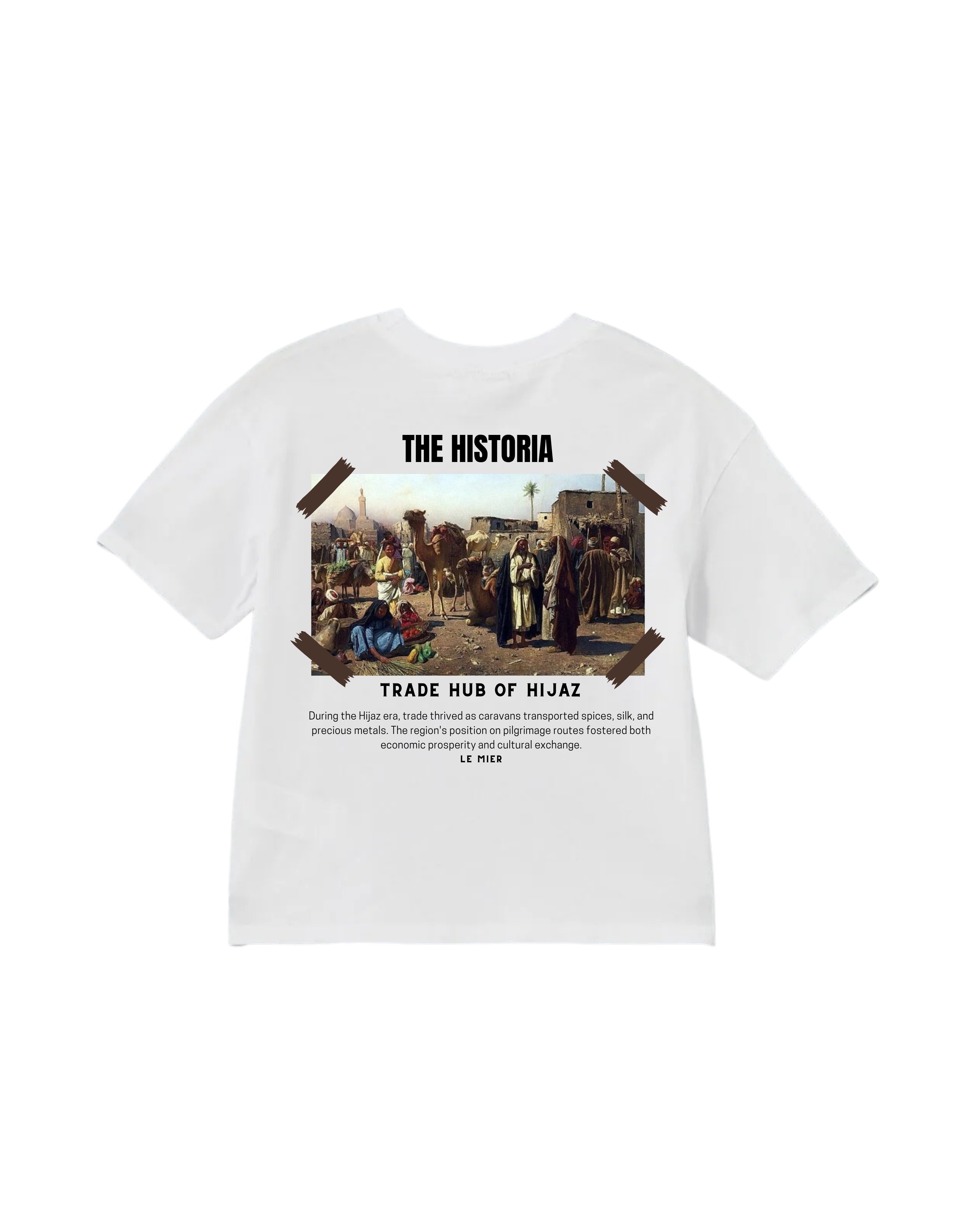 TRADE HUB OF HICAJ Oversize Beyaz T-shirt