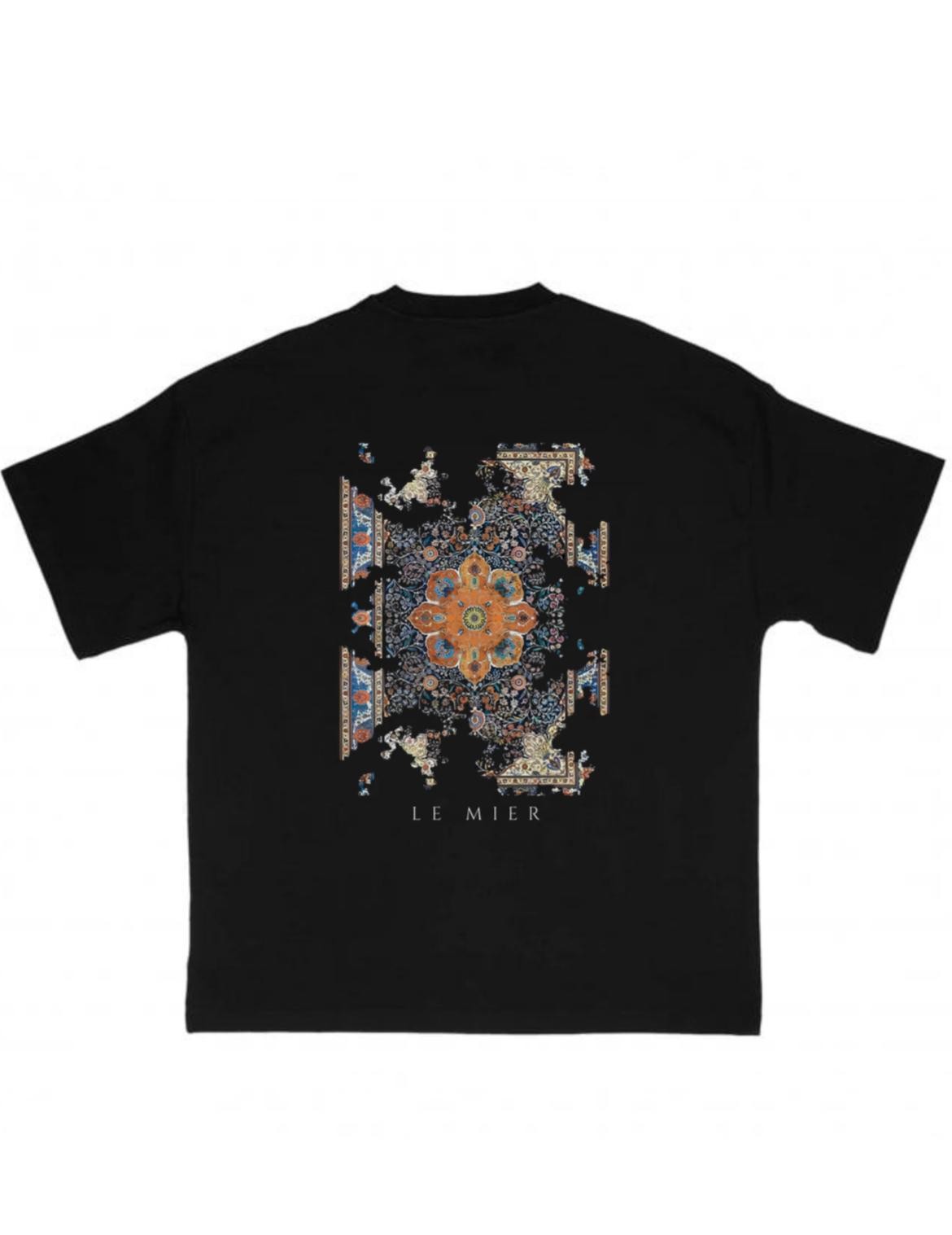Atlasın Deseni Oversize T-shirt