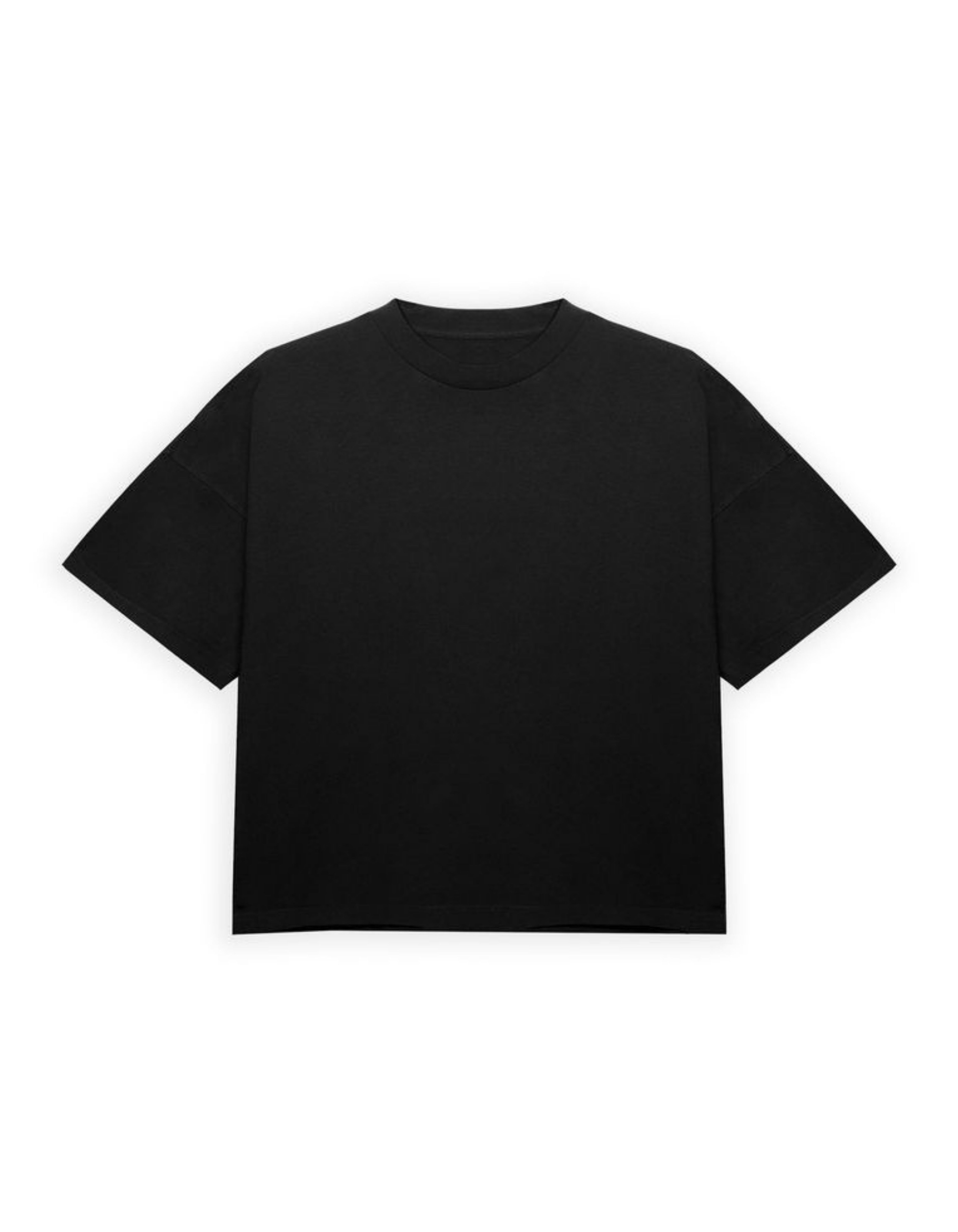 Basic Oversize Siyah T-shirt