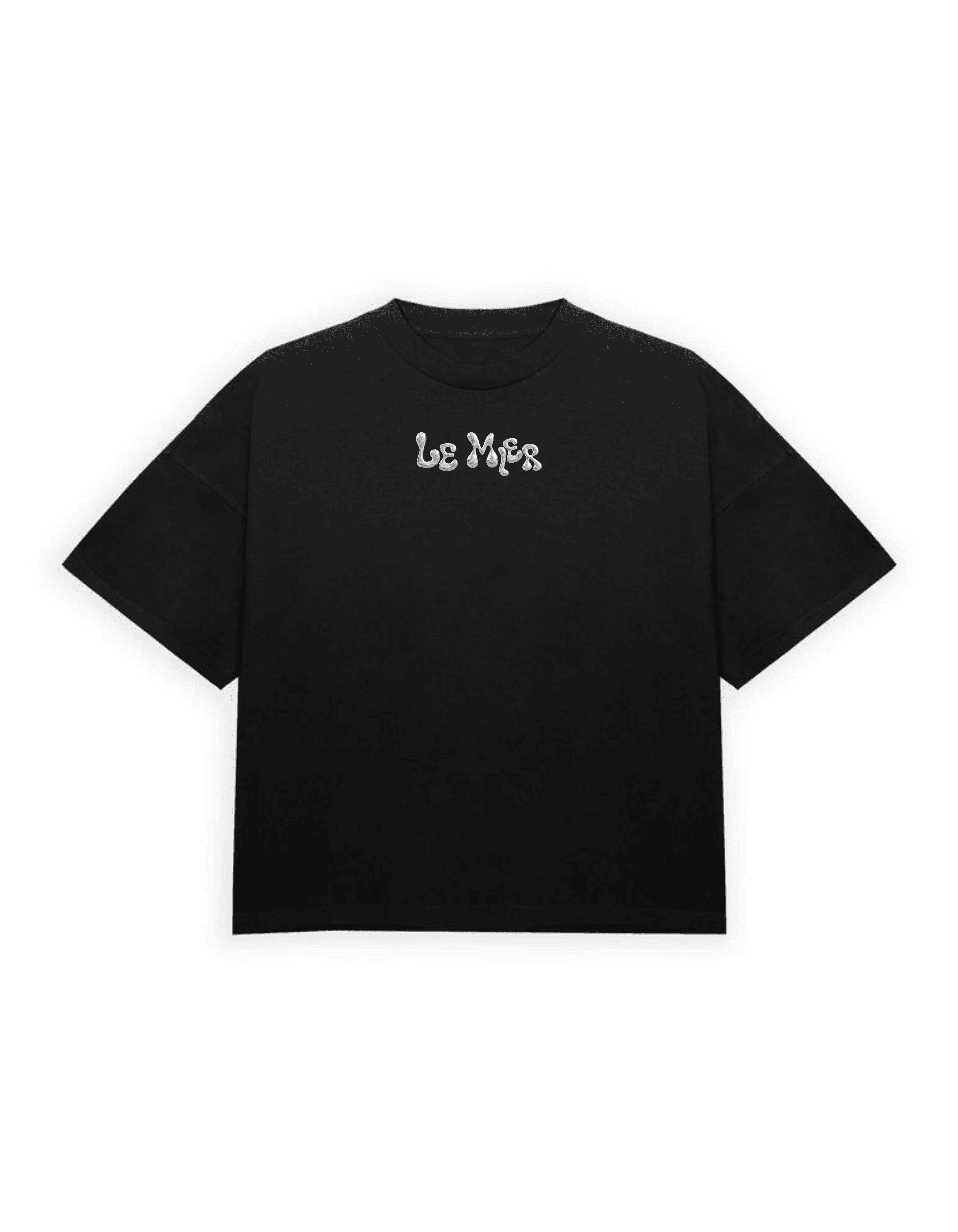 Drop Type / Siyah Oversize T-shirt