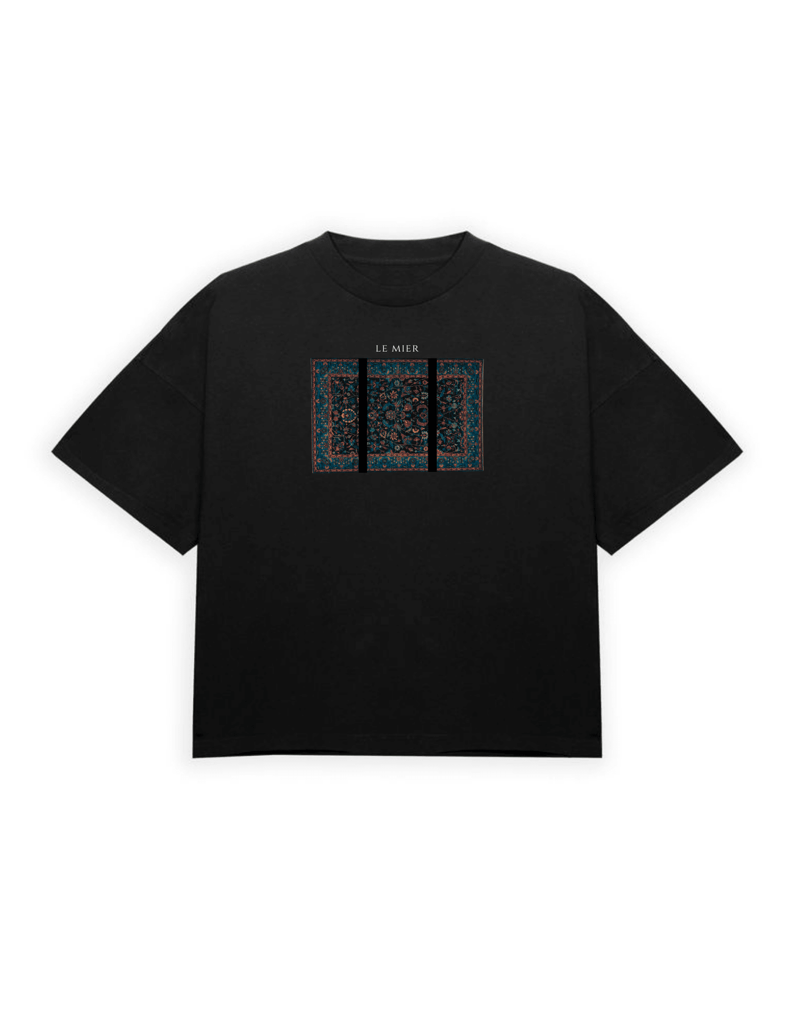 Anka Deseni Oversize T-Shirt