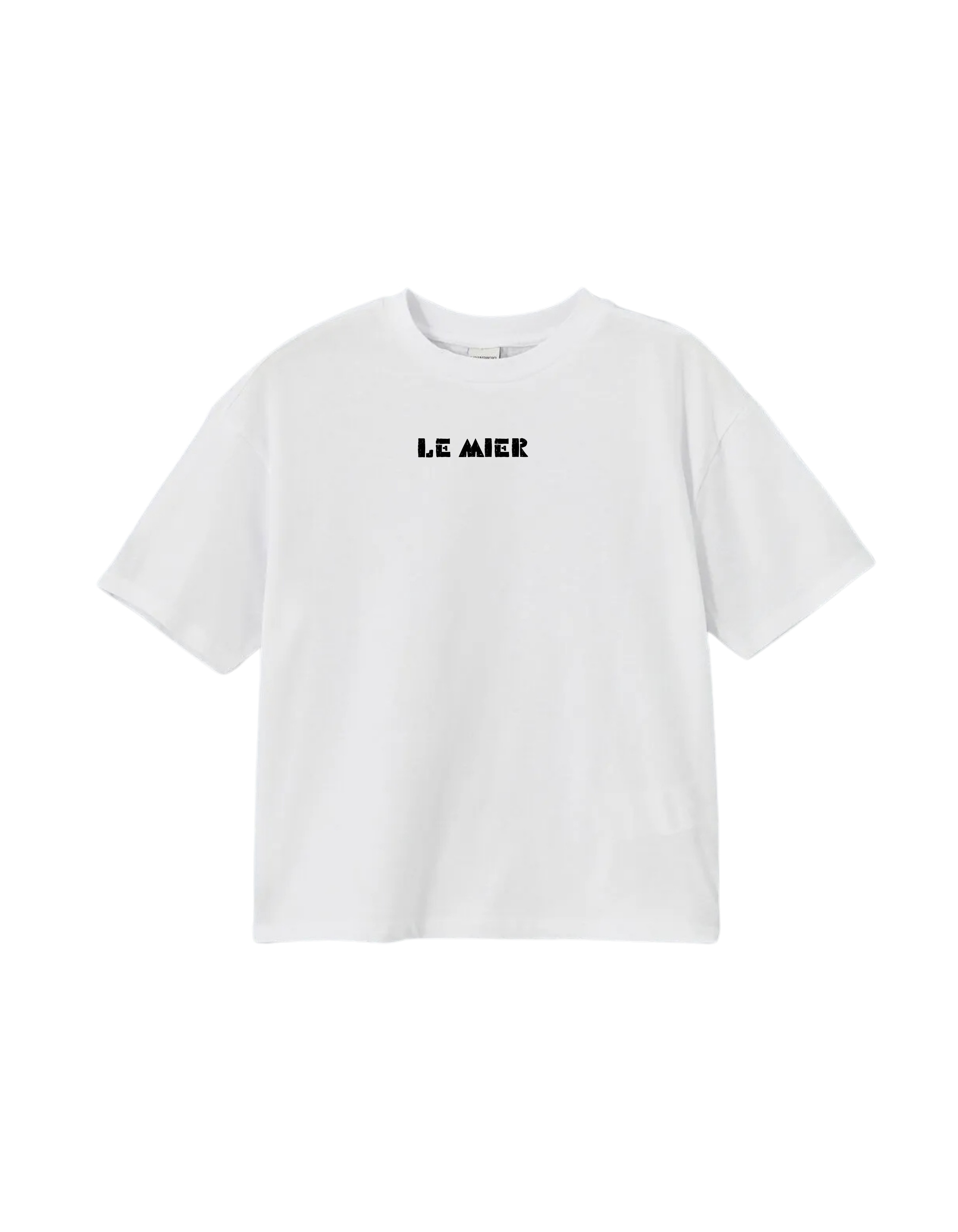 Yolculuk Dokusu Oversize Beyaz T-shirt