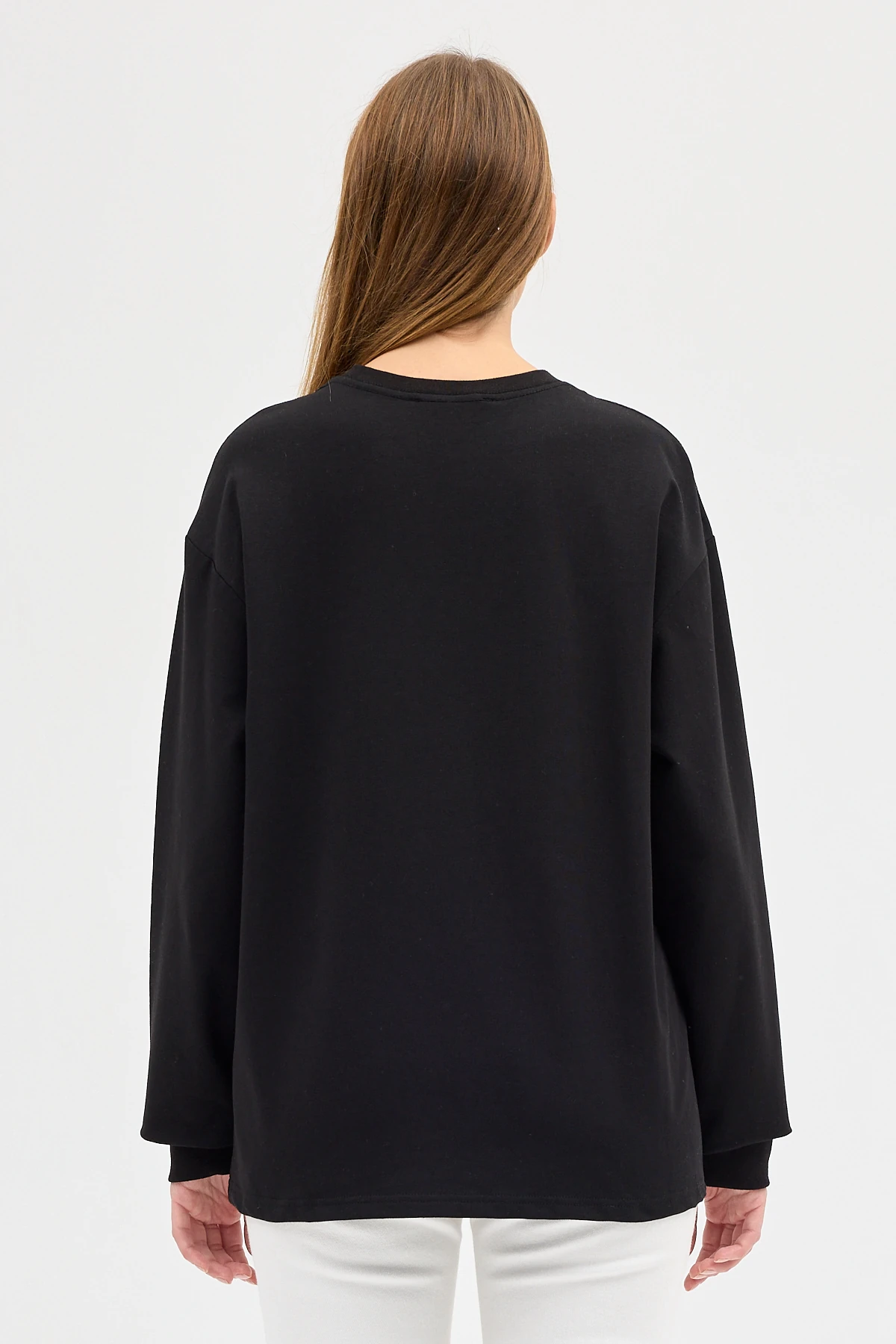 BLACK SPÎ Kadın Uzun Kollu Basic T-shirt
