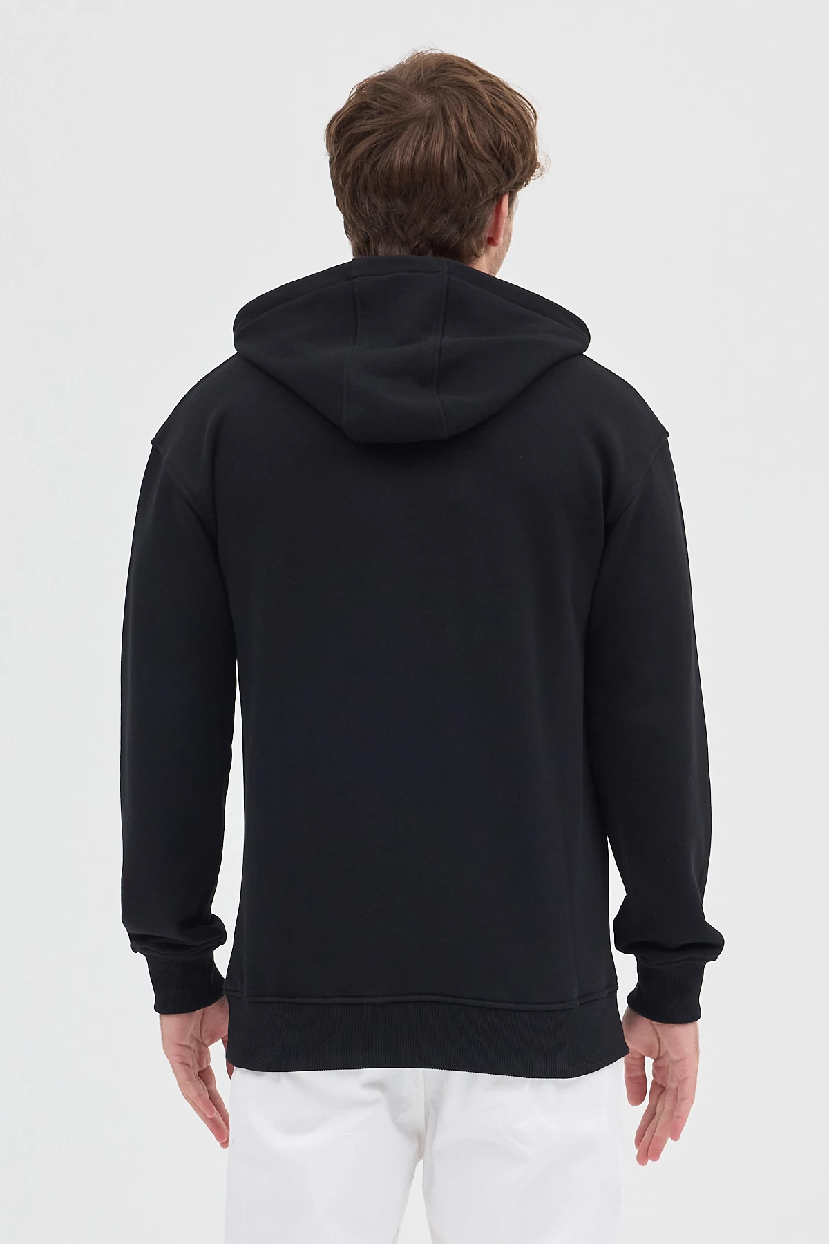 BLACK SPÎ Erkek Kapüşonlu Basic Sweatshirt