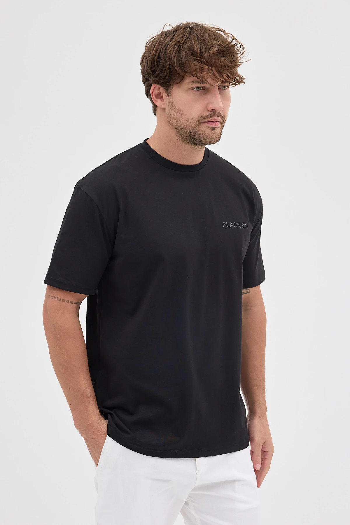 BLACK SPÎ Erkek Basic T-Shirt