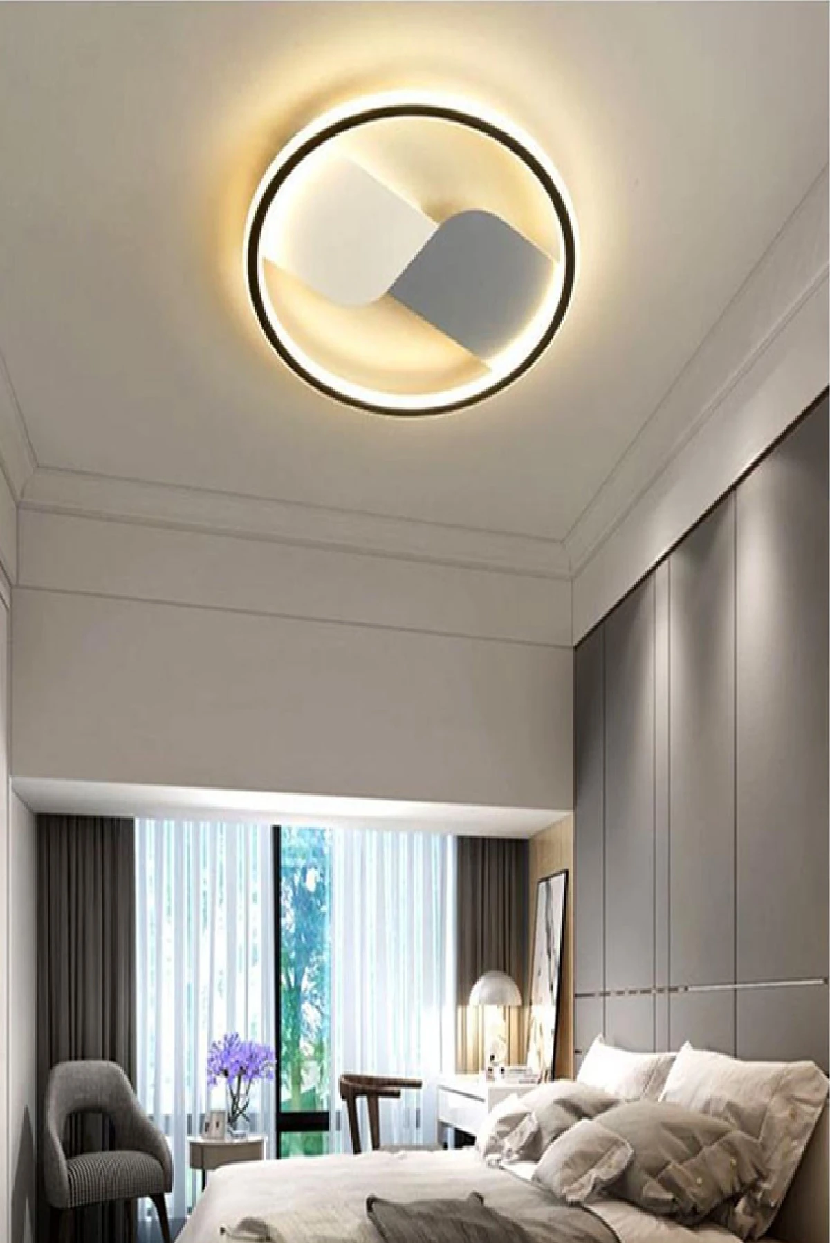 Pablo Yuvarlak Plafonyer Led Avize