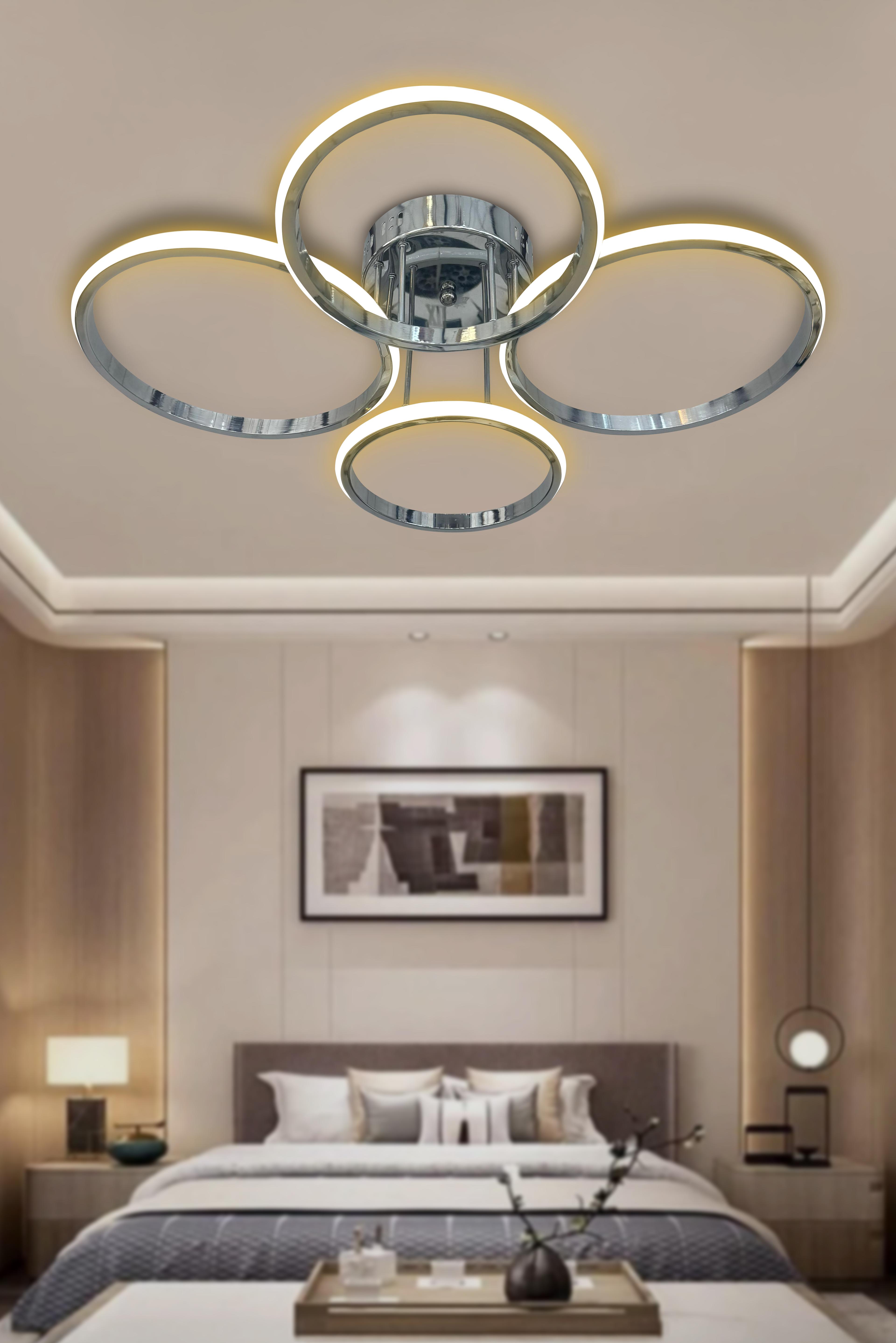 Negro 4'Lü Plafonyer Led Avize