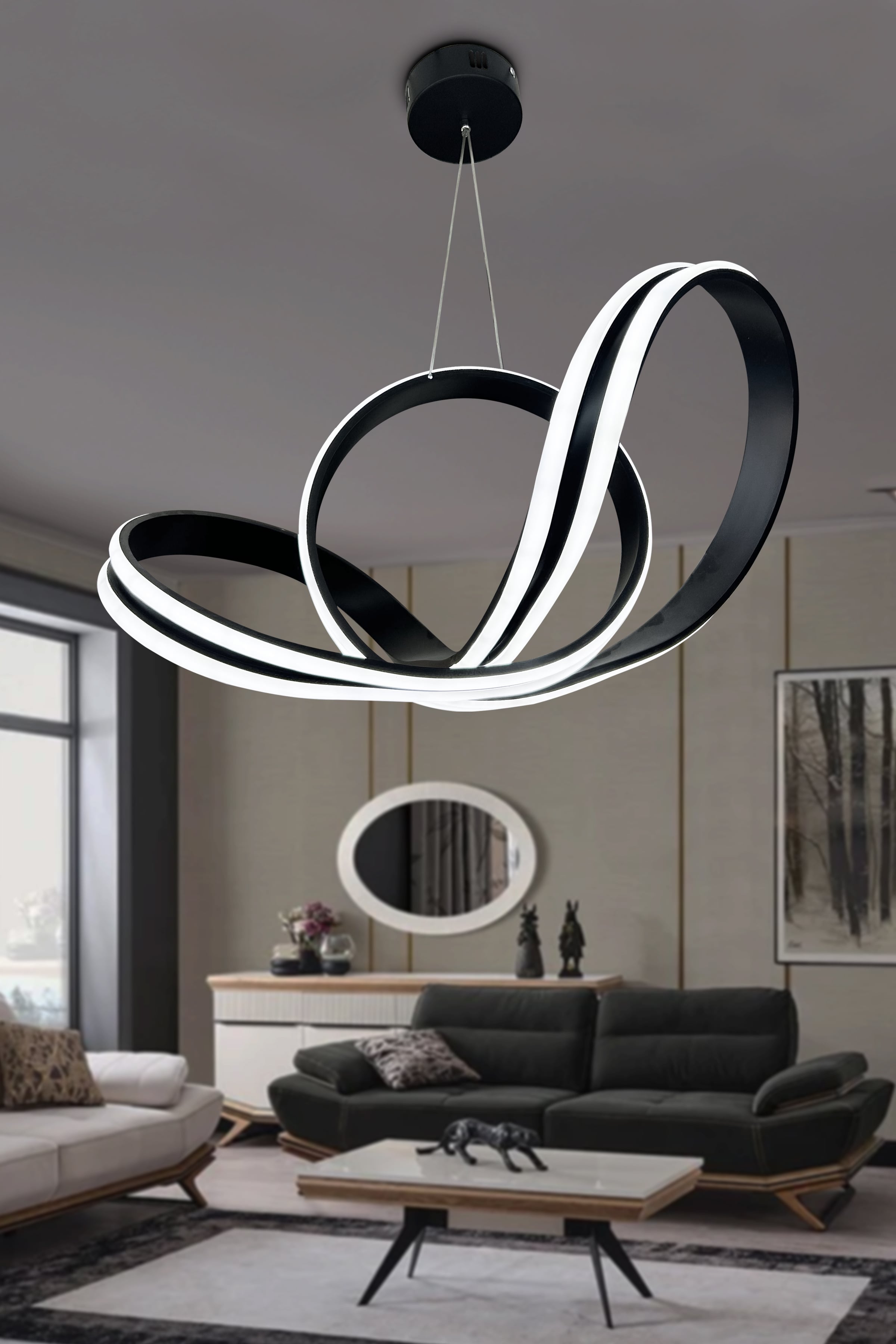 PERLA ÇİFT YÖNLÜ (YÜKSEK IŞIK) MODERN LED AVİZE