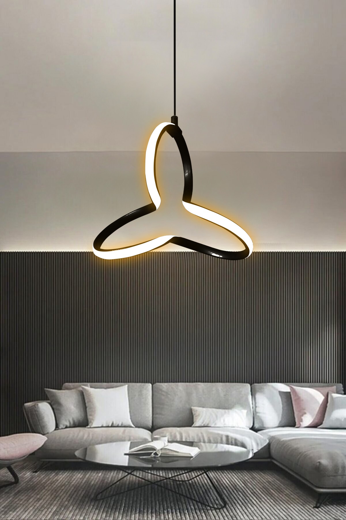 Yonca Modern Sarkıt Led Avize 1 Yıl Garantili