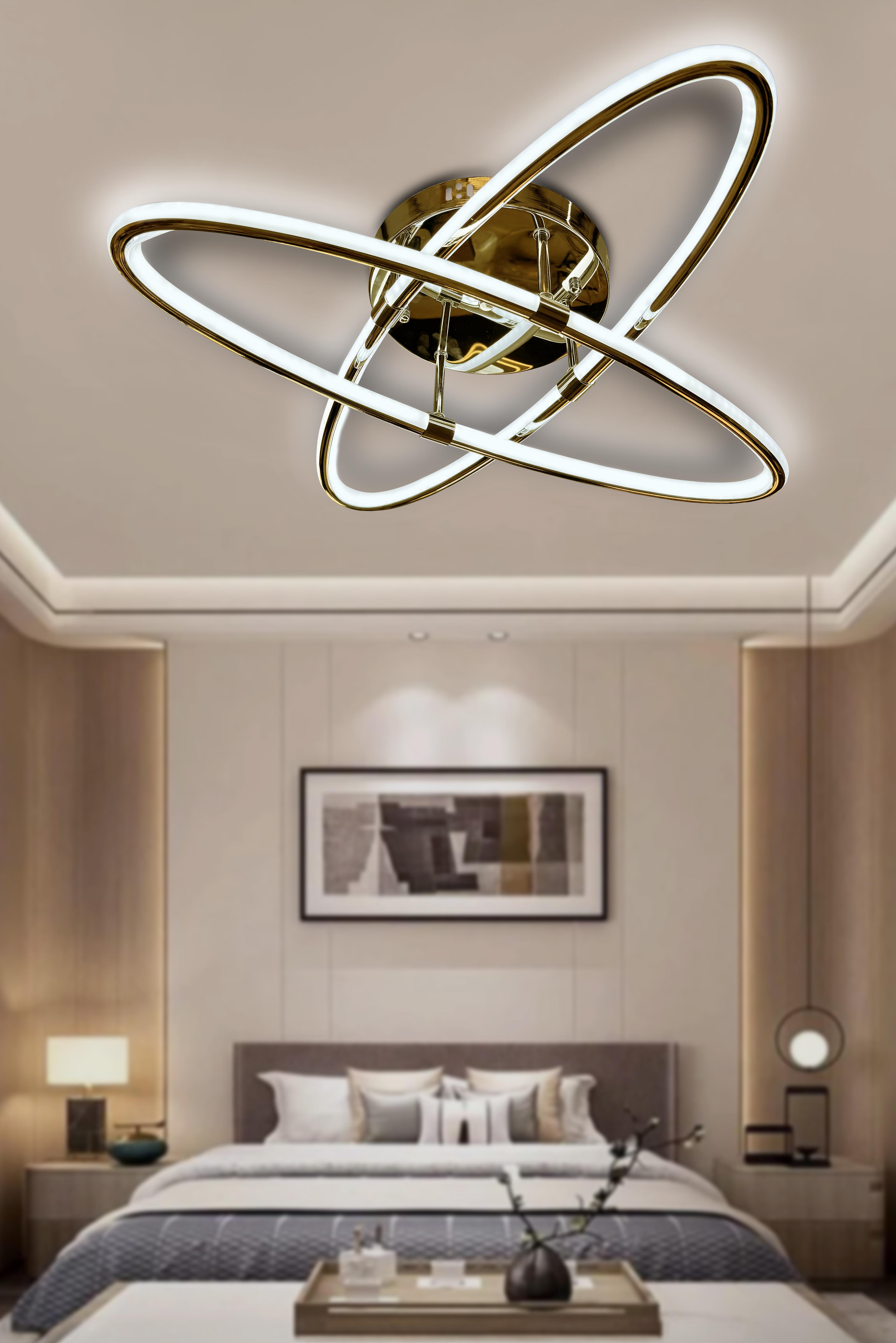 Atom 2'li Çift Yönlü İthal Modern Yüksek Işık Güclü Led Avize