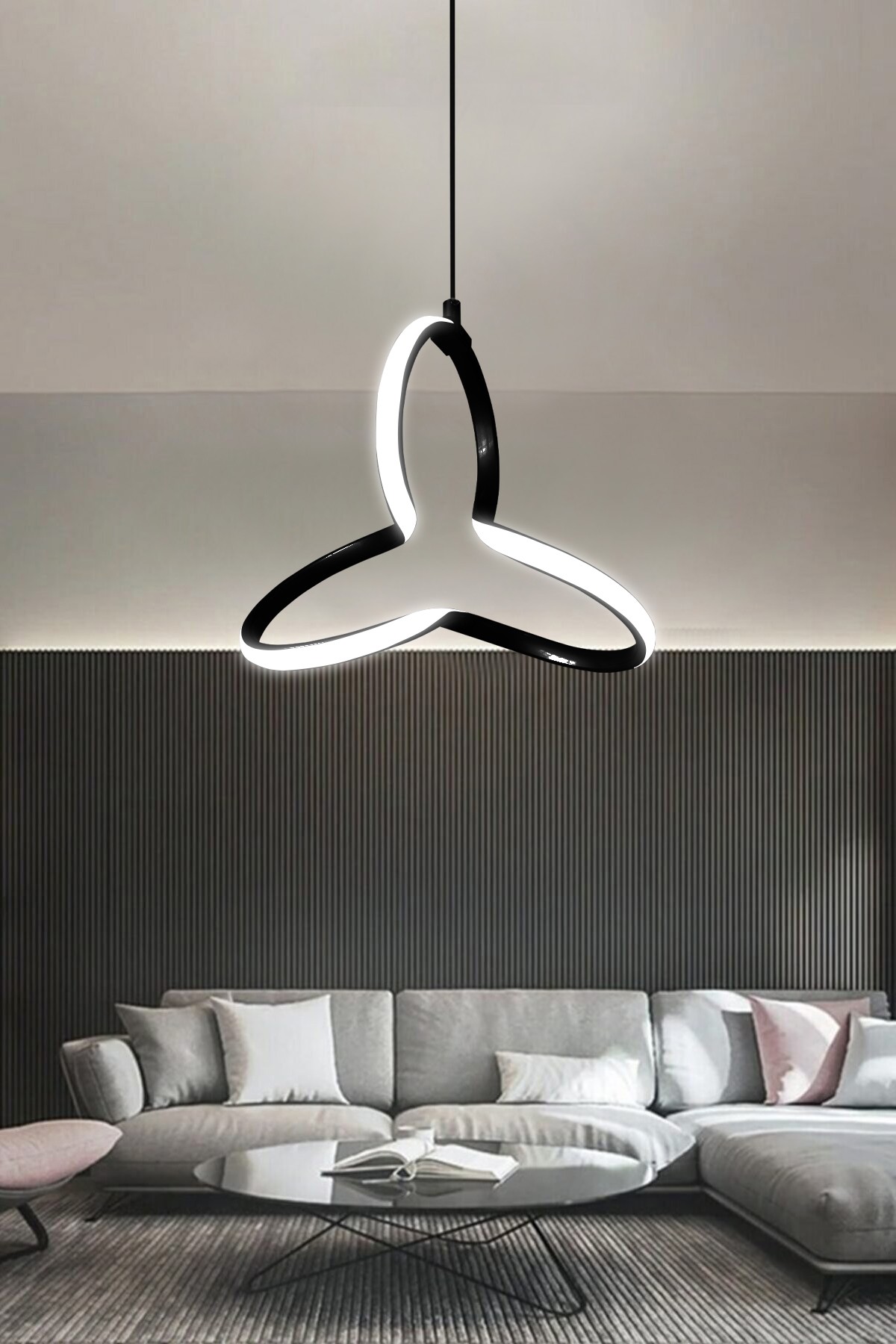 Yonca Modern Sarkıt Led Avize 1 Yıl Garantili