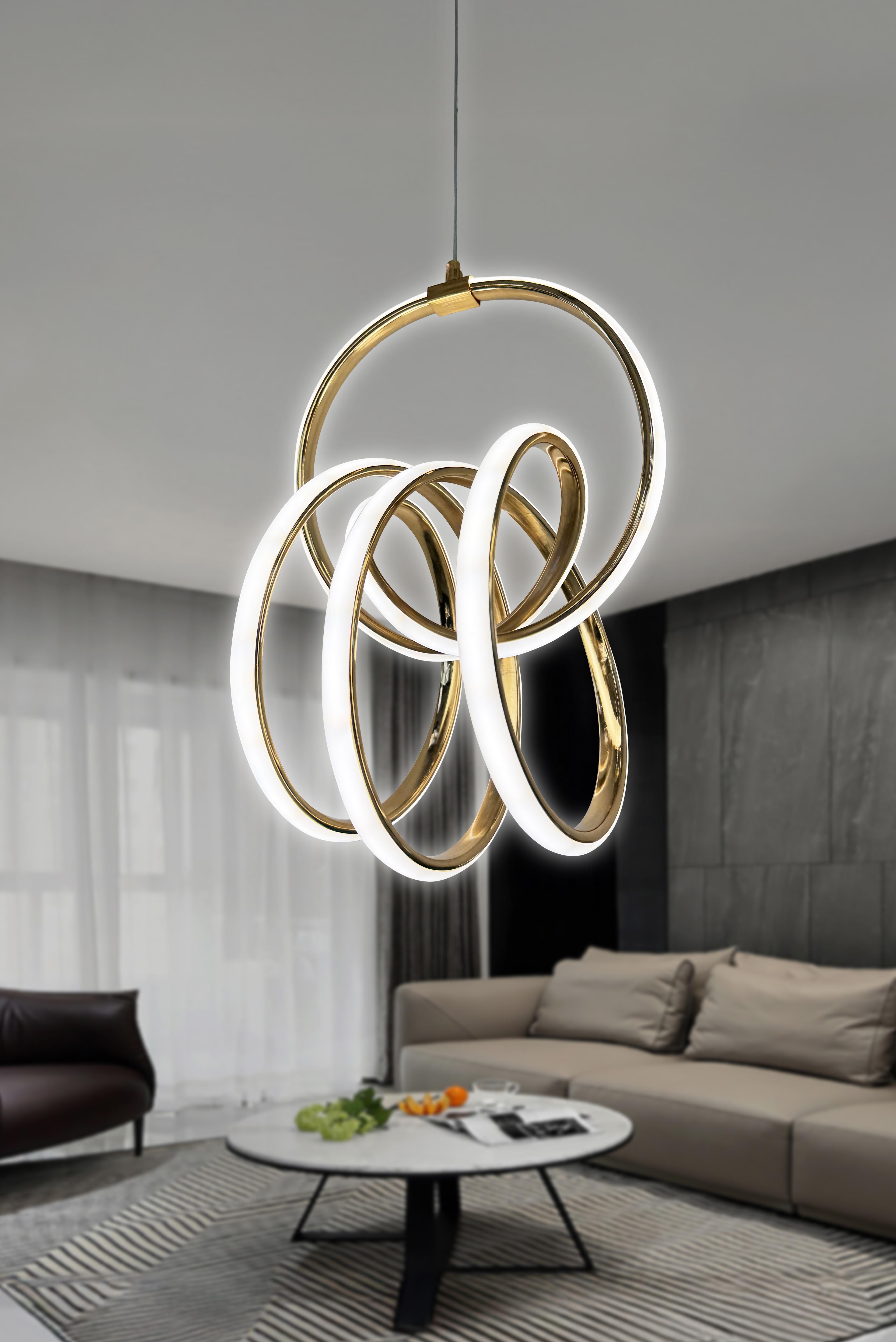 Fokus Modern (yüksek ışık gücü) Sarkıt Led Avize 2.5 mt Orjinal Ürün