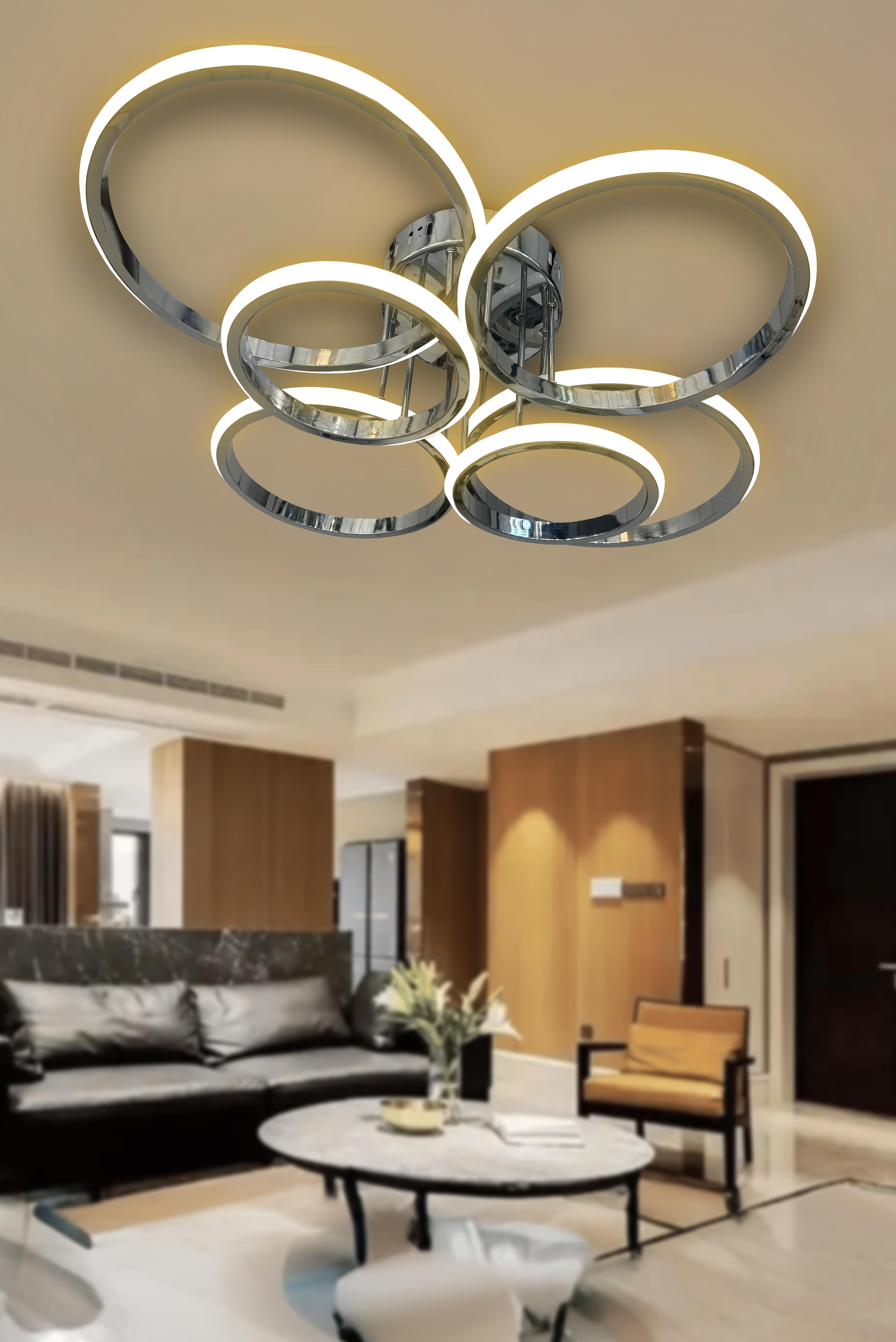 Negro 6'Lı Plafonyer Led Avize