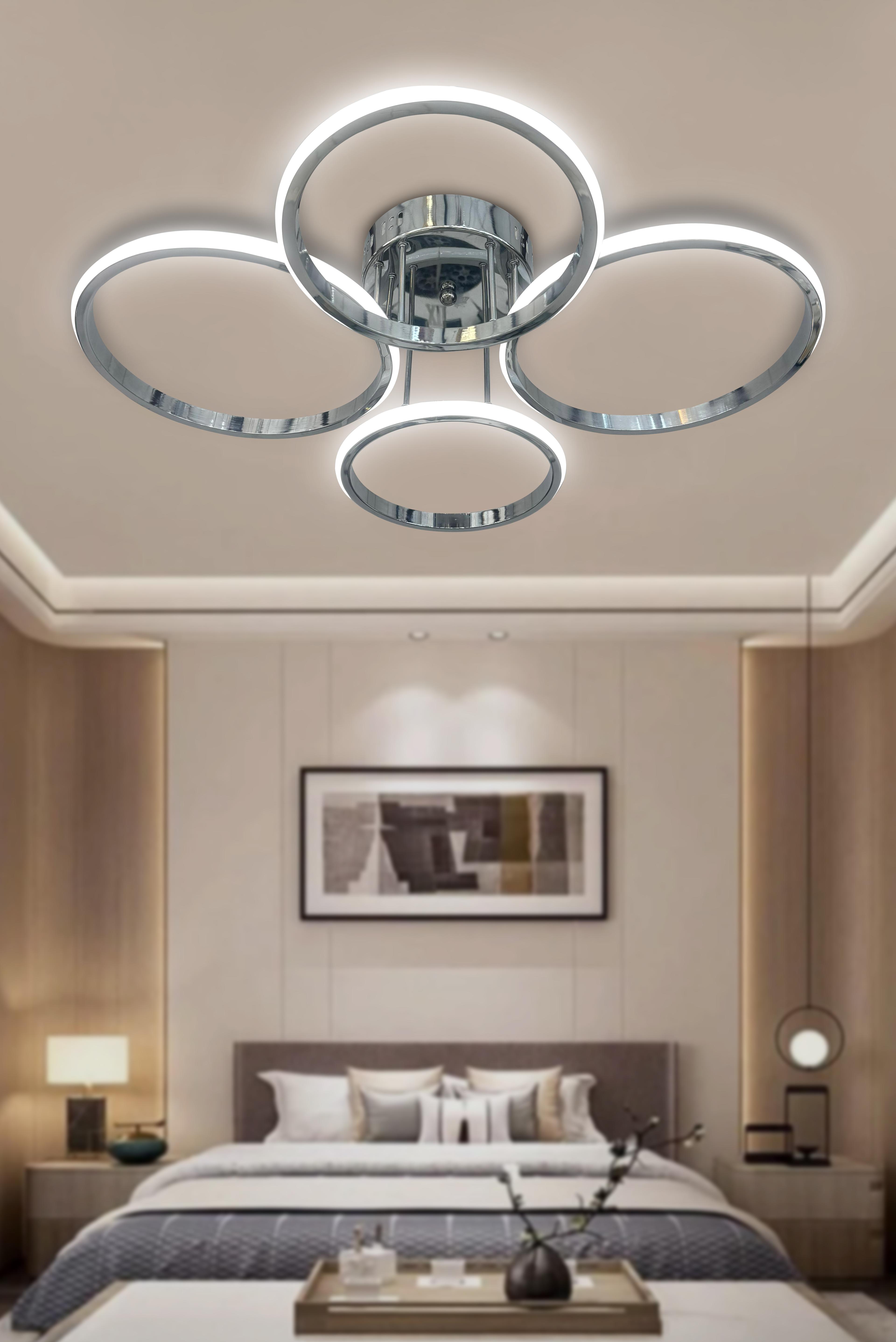 Negro 4'Lü Plafonyer Led Avize