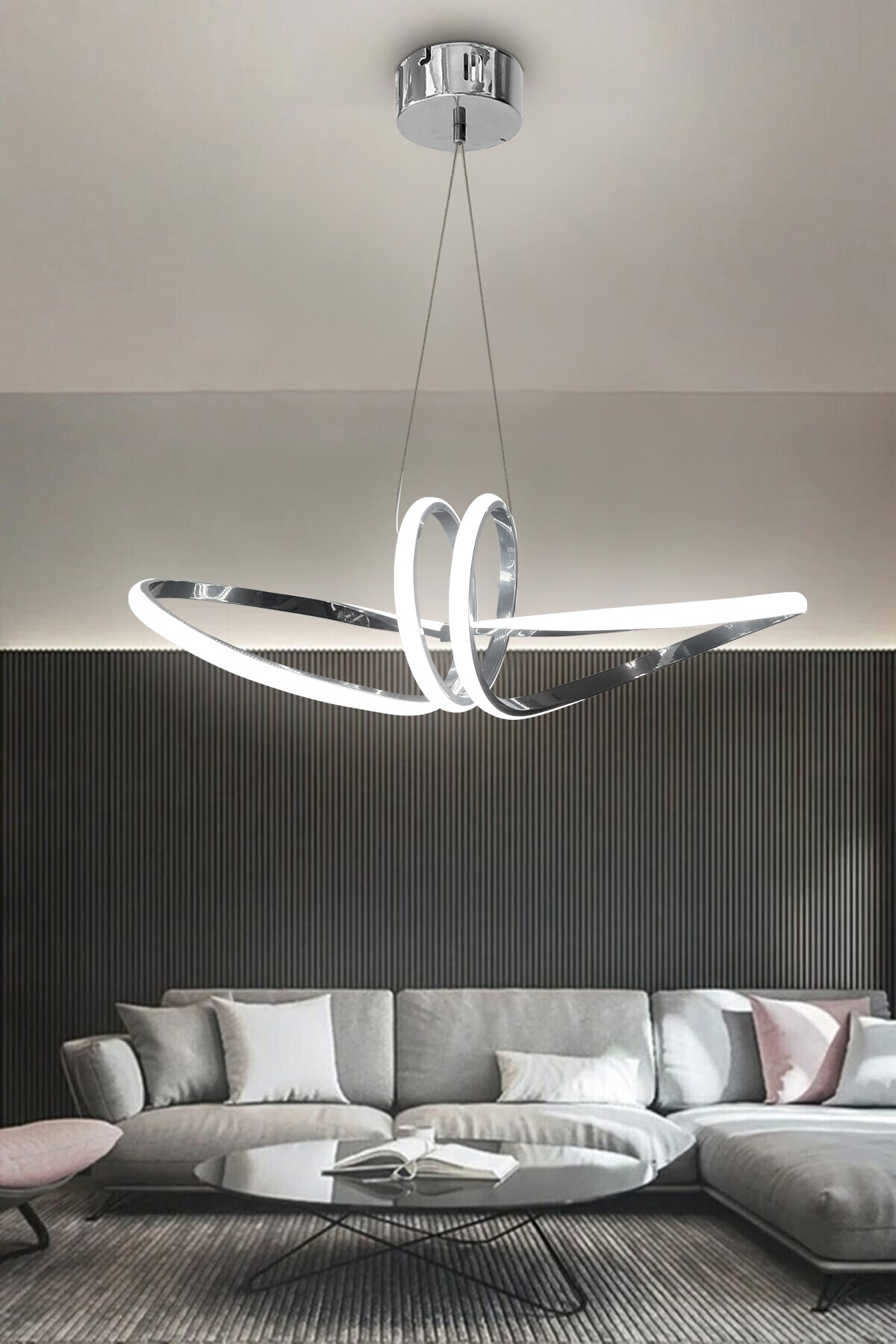 Papyon  Modern Sarkıt Led Avize