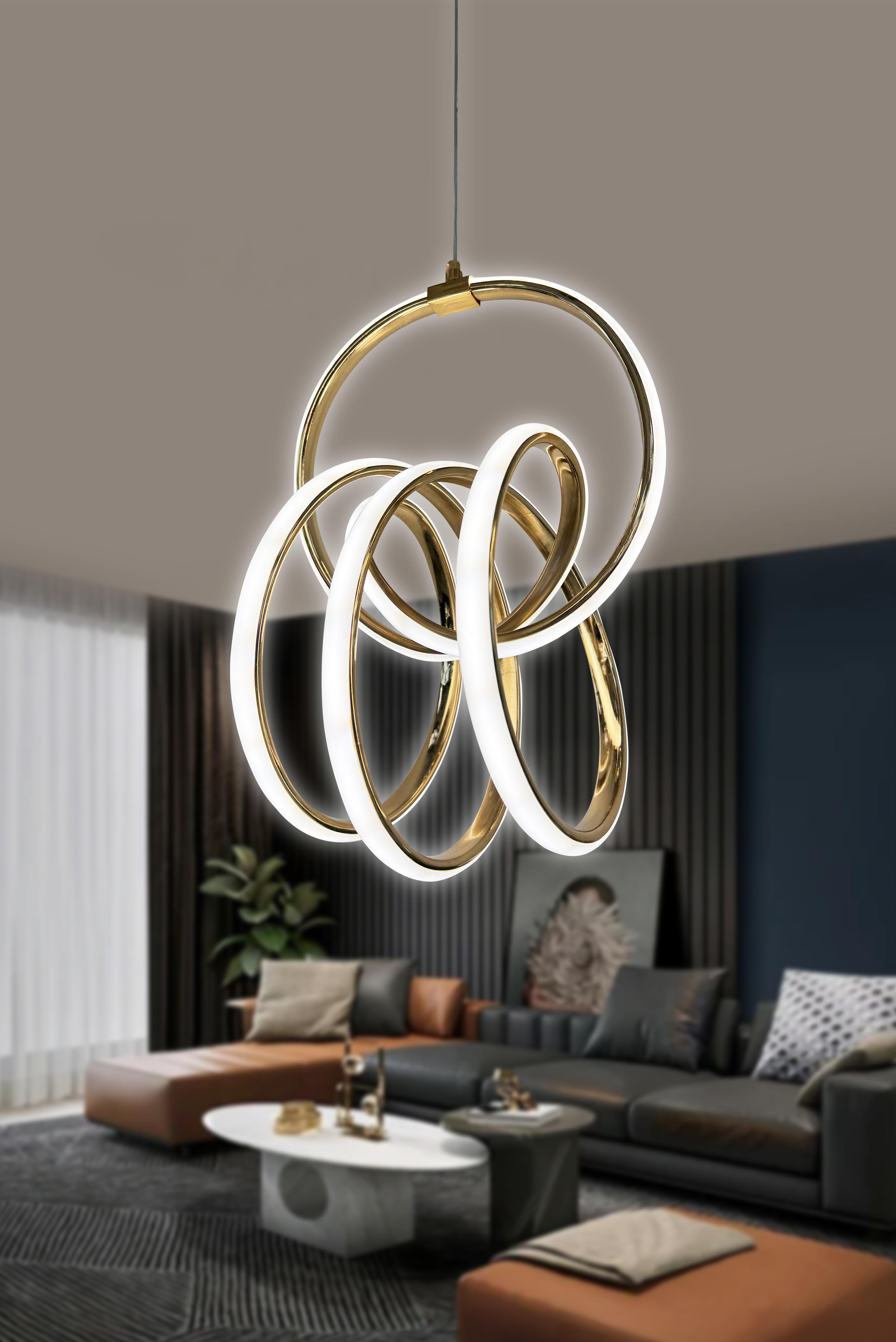 Fokus Modern (yüksek ışık gücü) Sarkıt Led Avize 2.5 mt Orjinal Ürün