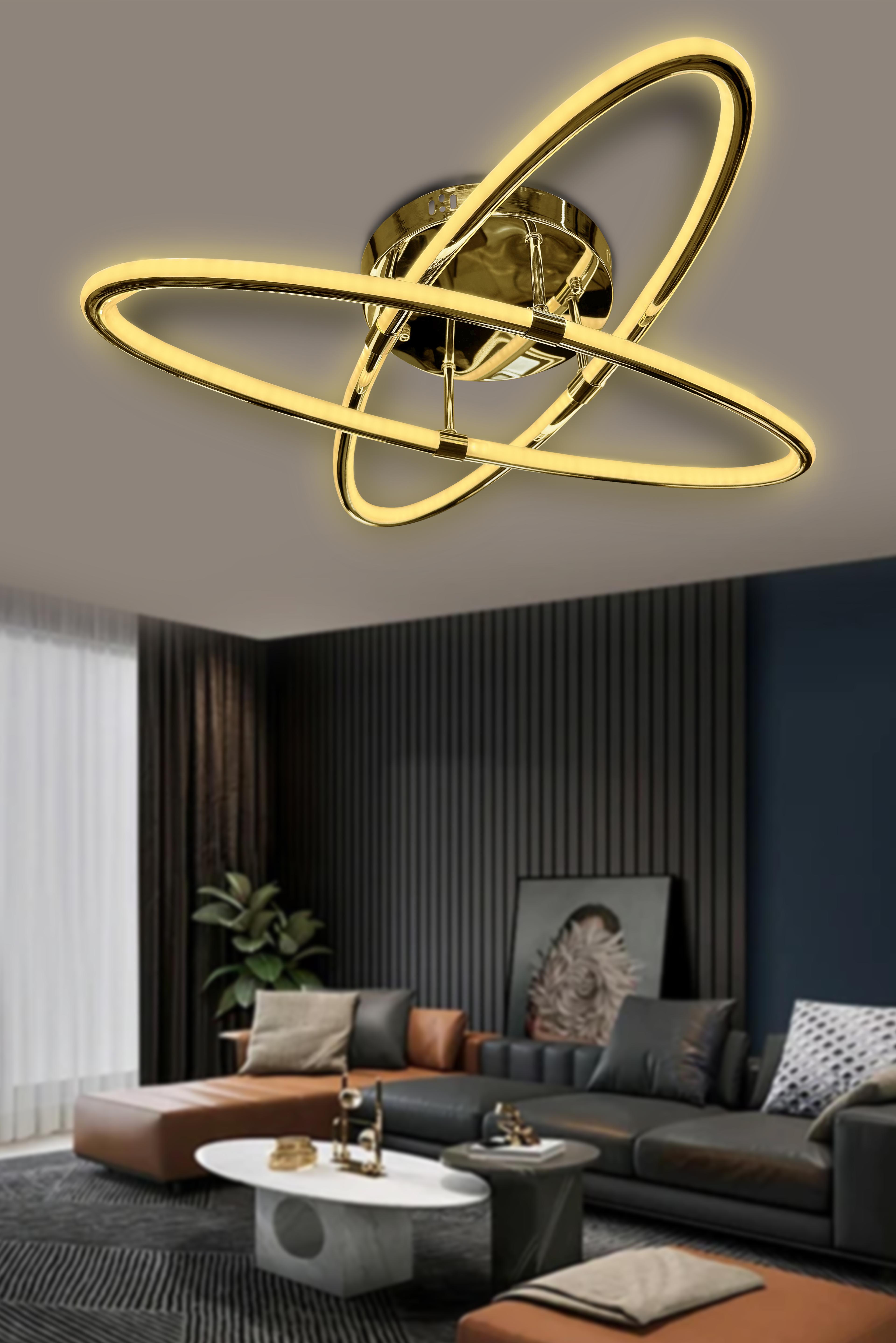 Atom 2'li Çift Yönlü İthal Modern Yüksek Işık Güclü Led Avize