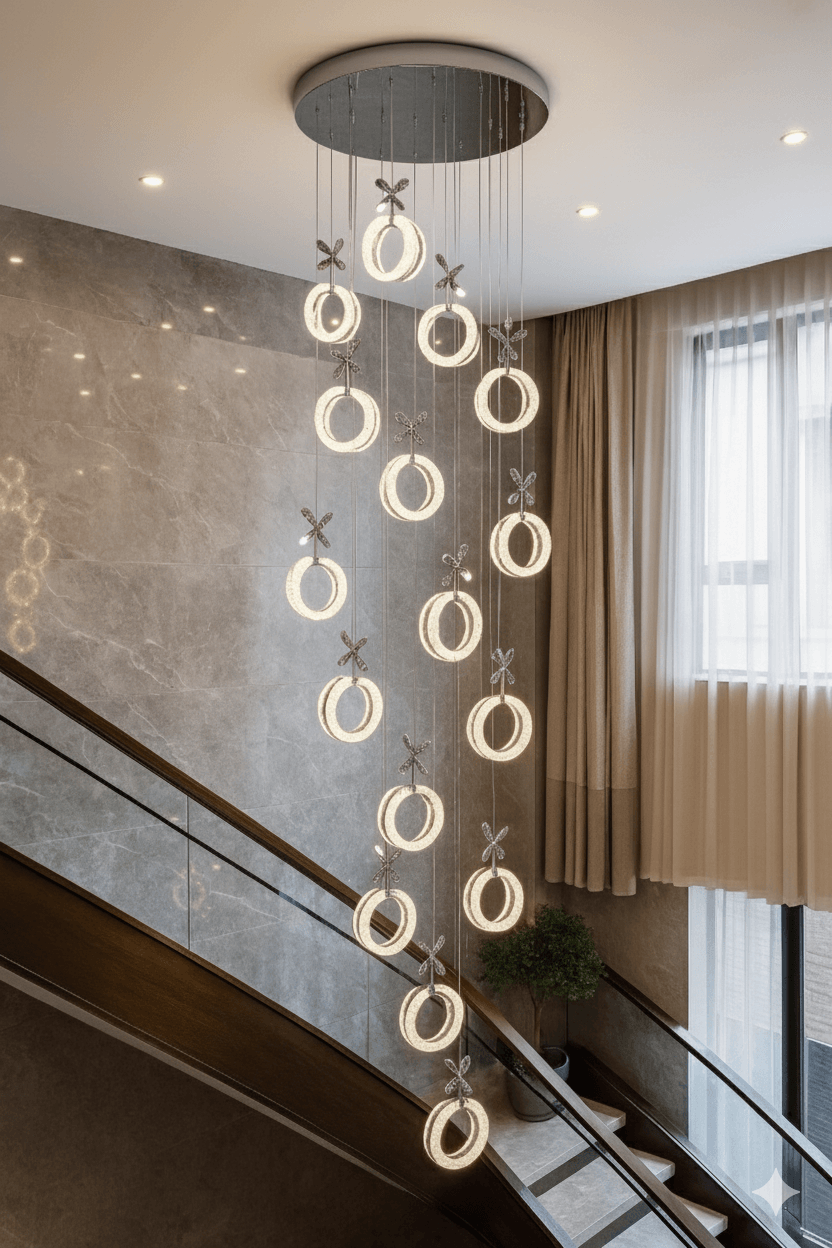 Mirage 16'lı Merdiven Boşluğu , Galeri Boşluğu Avize