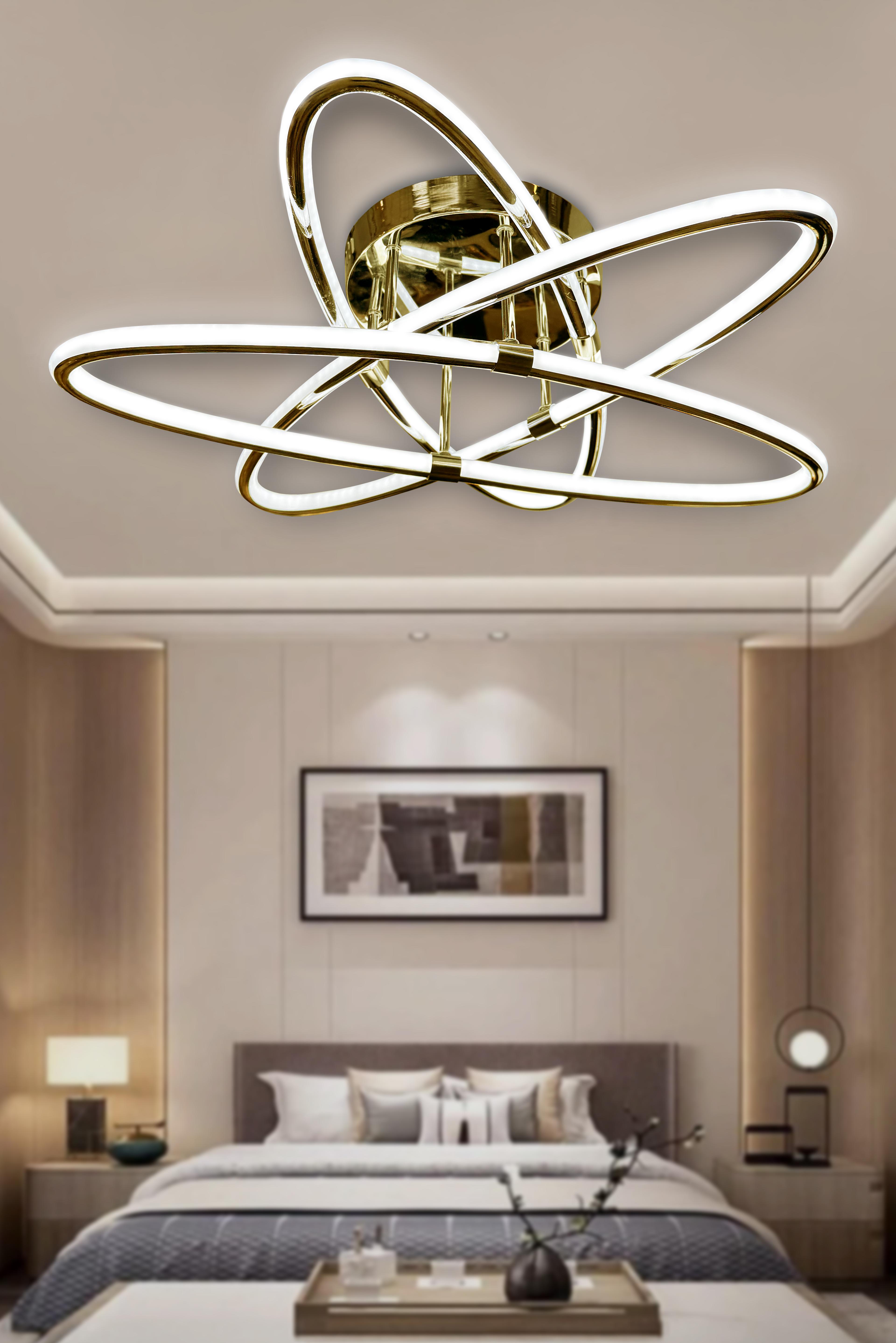 Atom 3'lü Çift Yönlü İthal Modern Yüksek Işık Güclü Led Avize