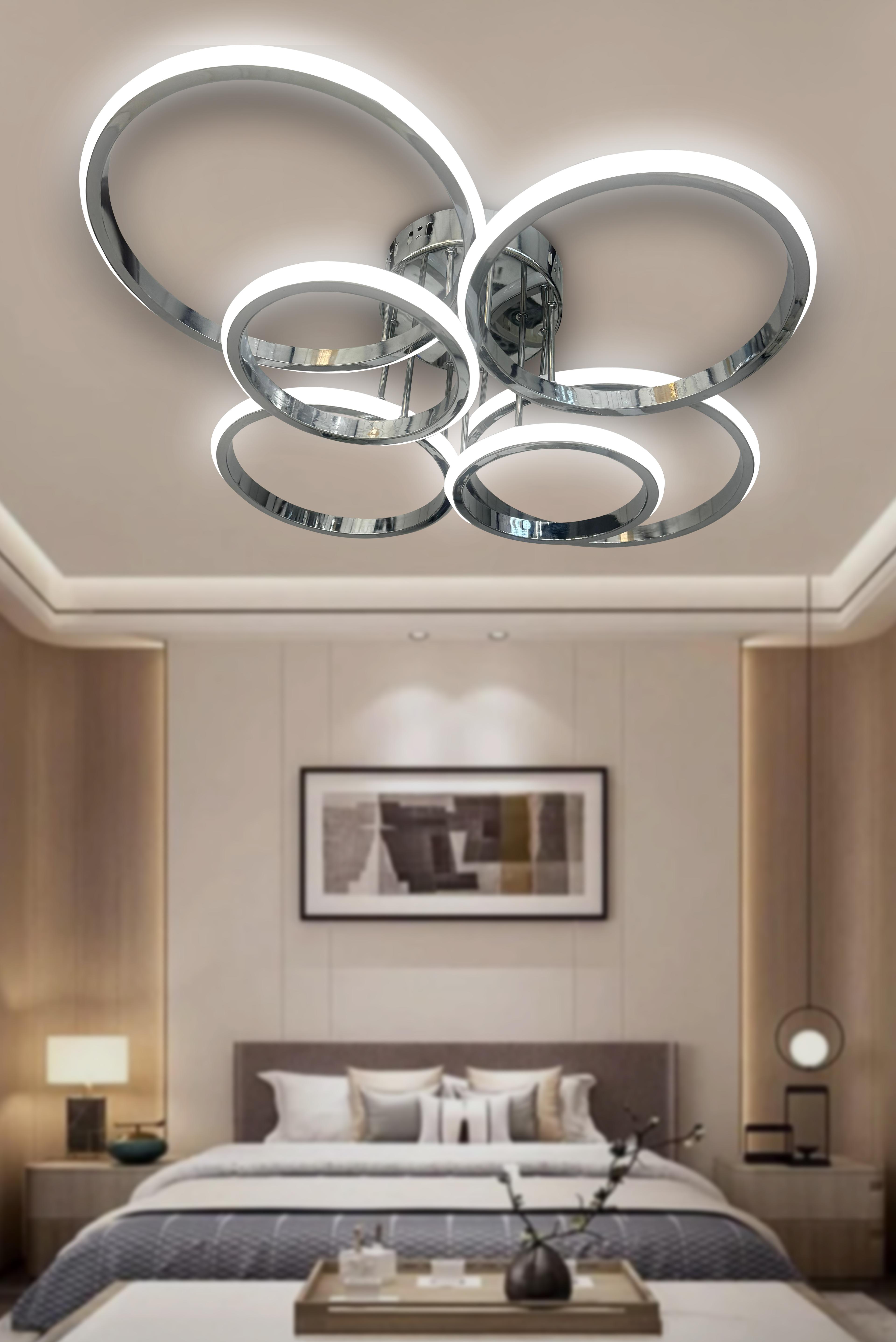 Negro 6'Lı Plafonyer Led Avize