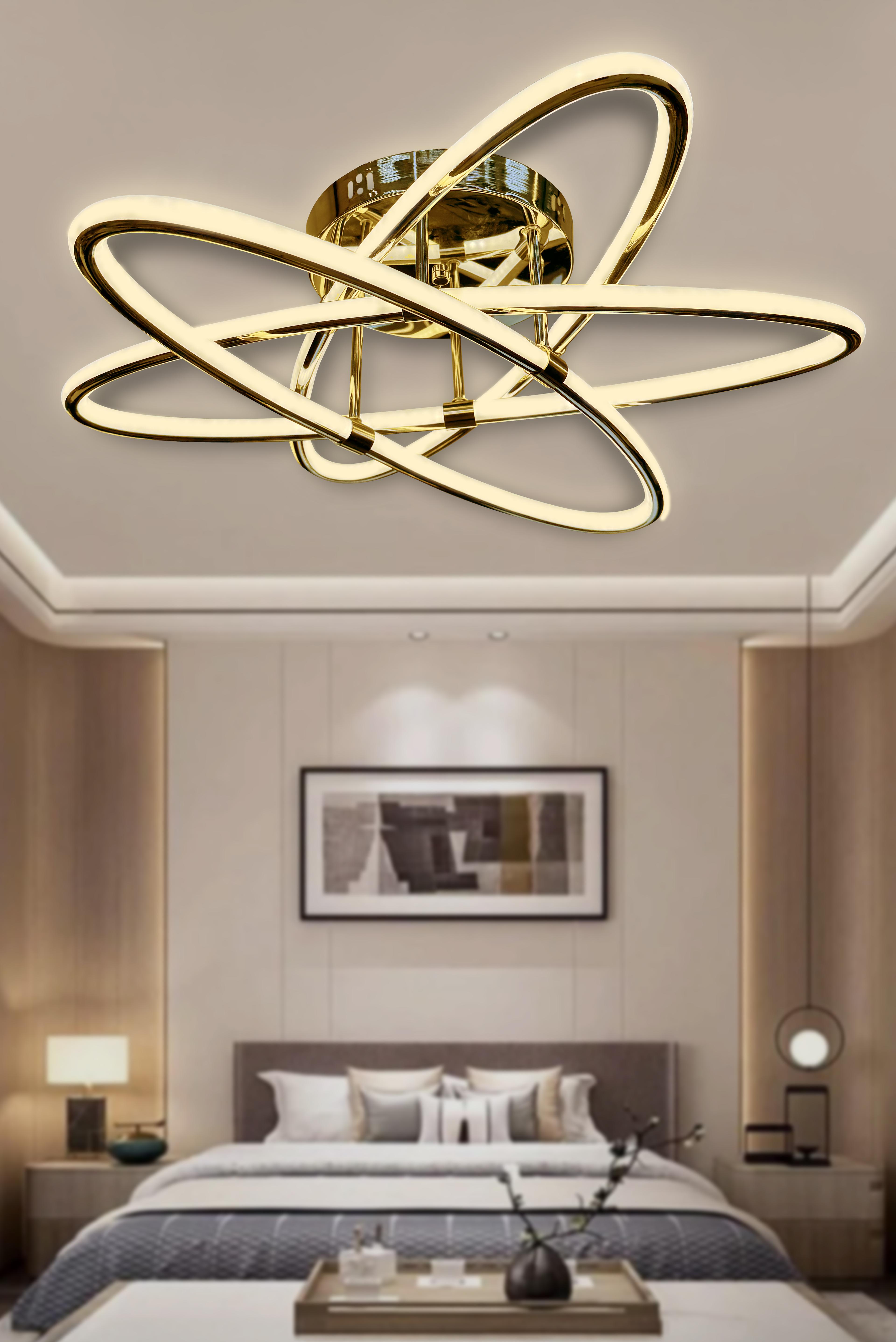 Atom 3'lü Çift Yönlü İthal Modern Yüksek Işık Güclü Led Avize