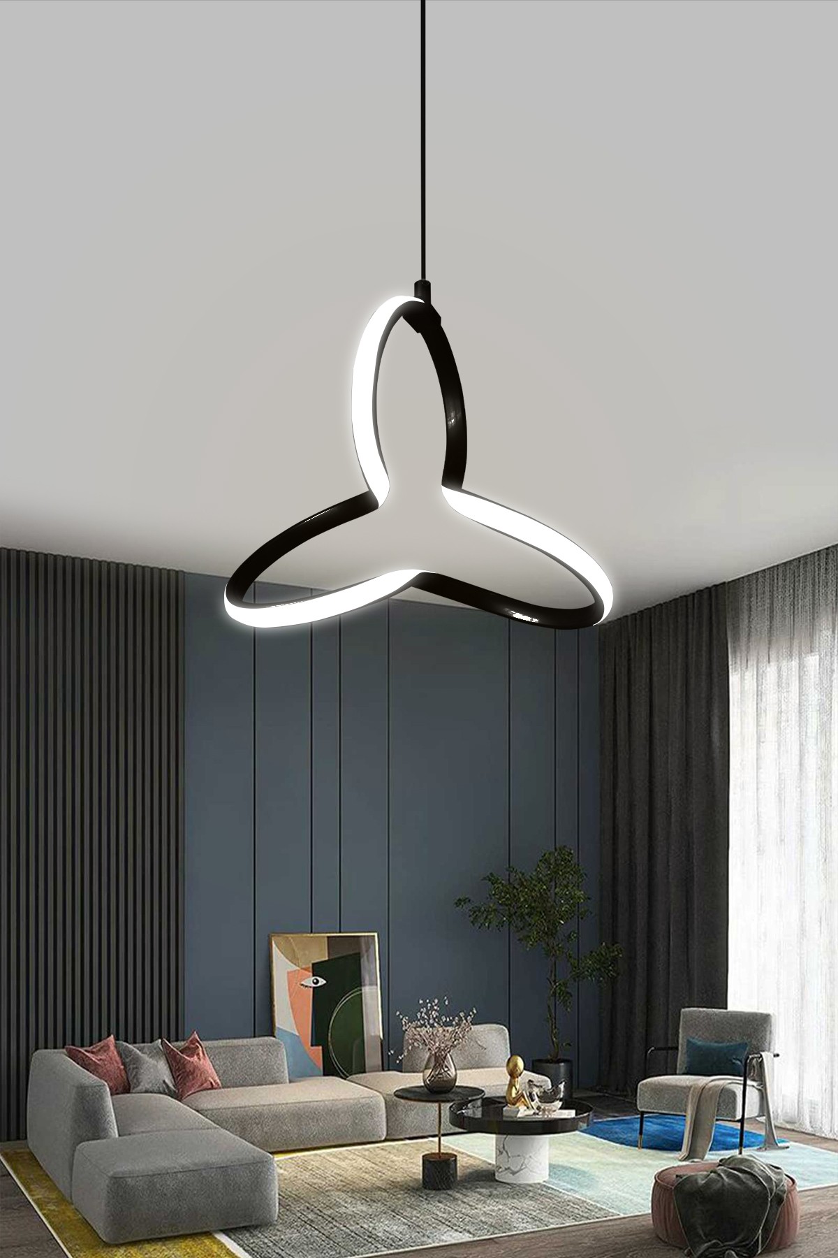 Yonca Modern Sarkıt Led Avize 1 Yıl Garantili