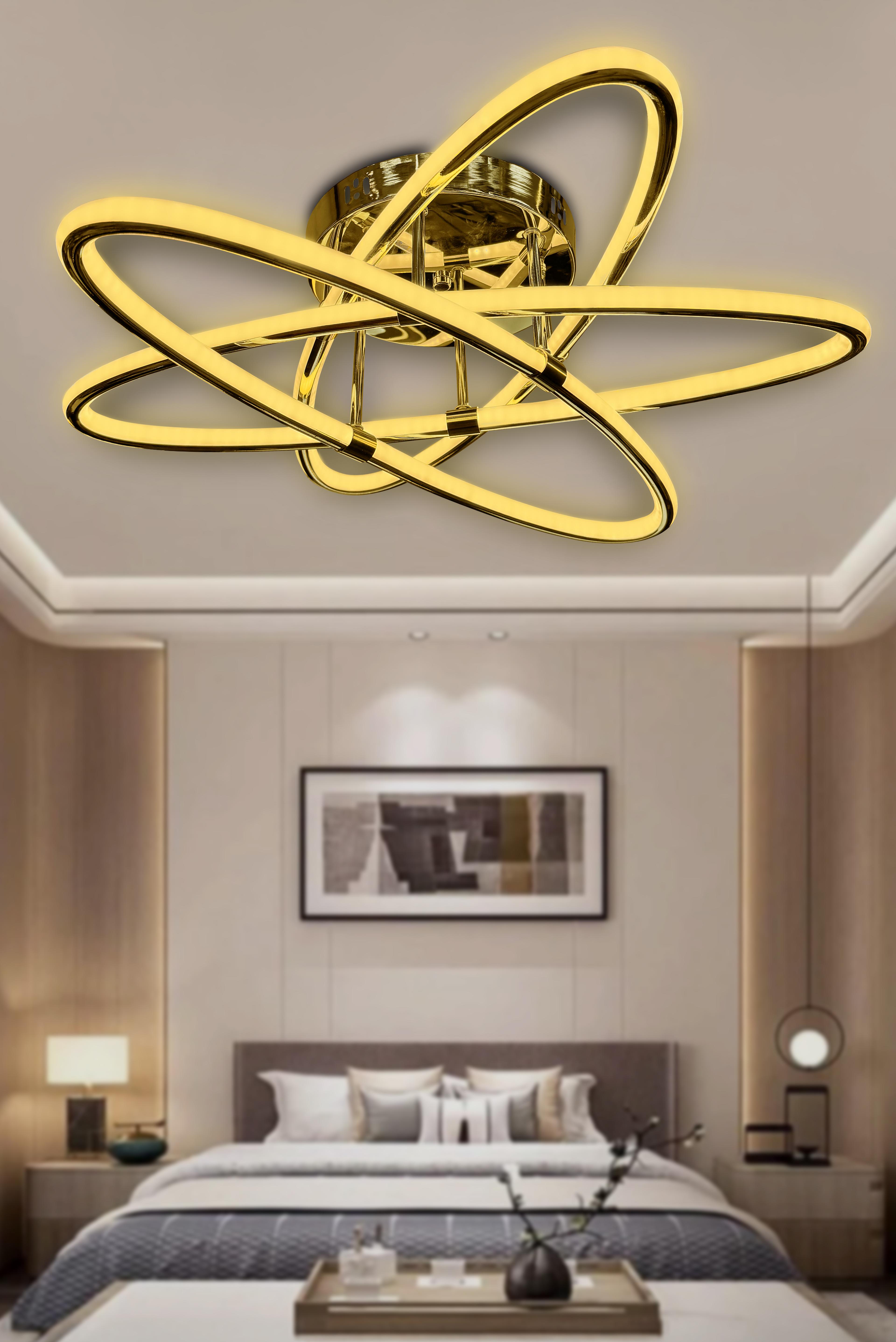 Atom 3'lü Çift Yönlü İthal Modern Yüksek Işık Güclü Led Avize