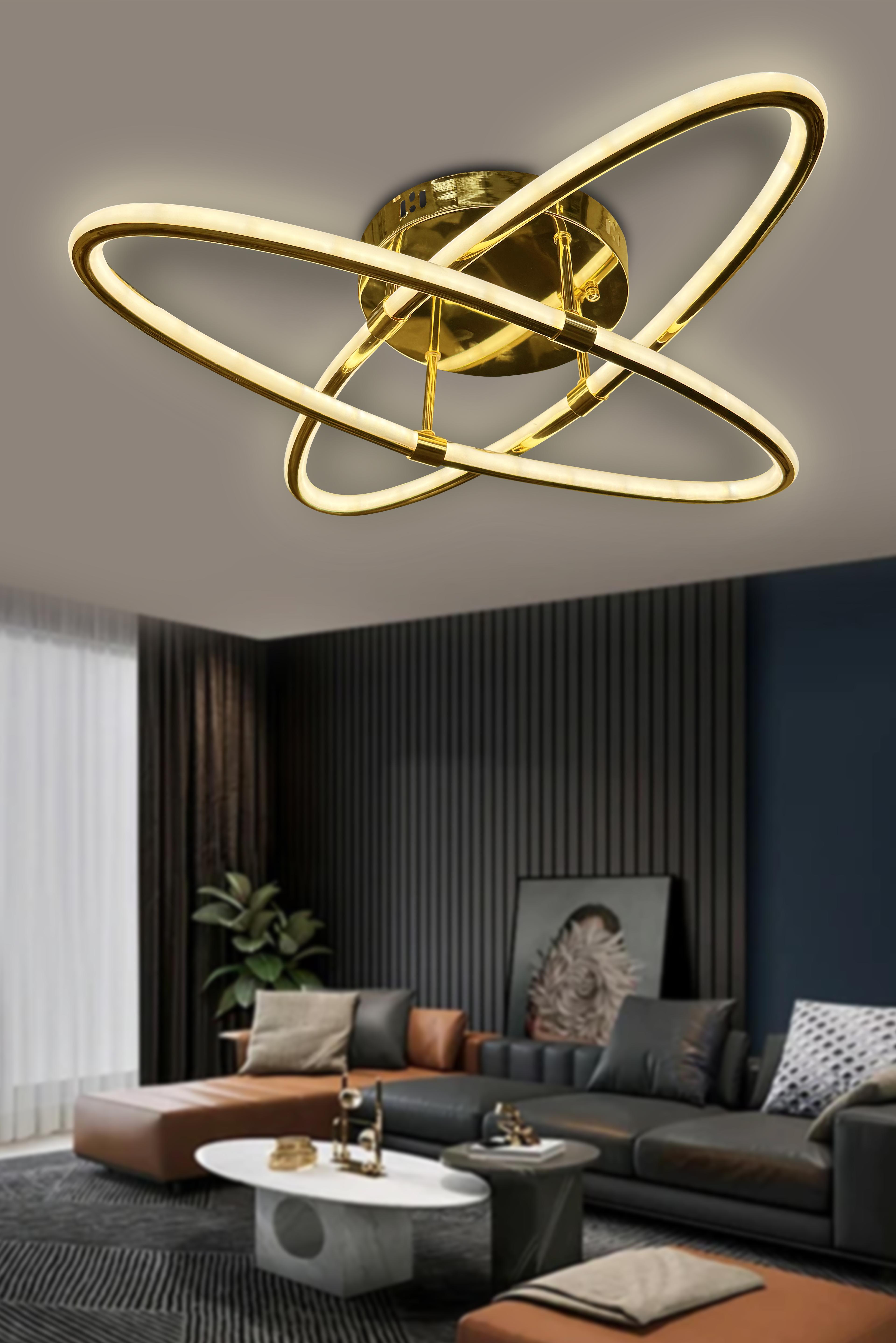 Atom 2'li Çift Yönlü İthal Modern Yüksek Işık Güclü Led Avize