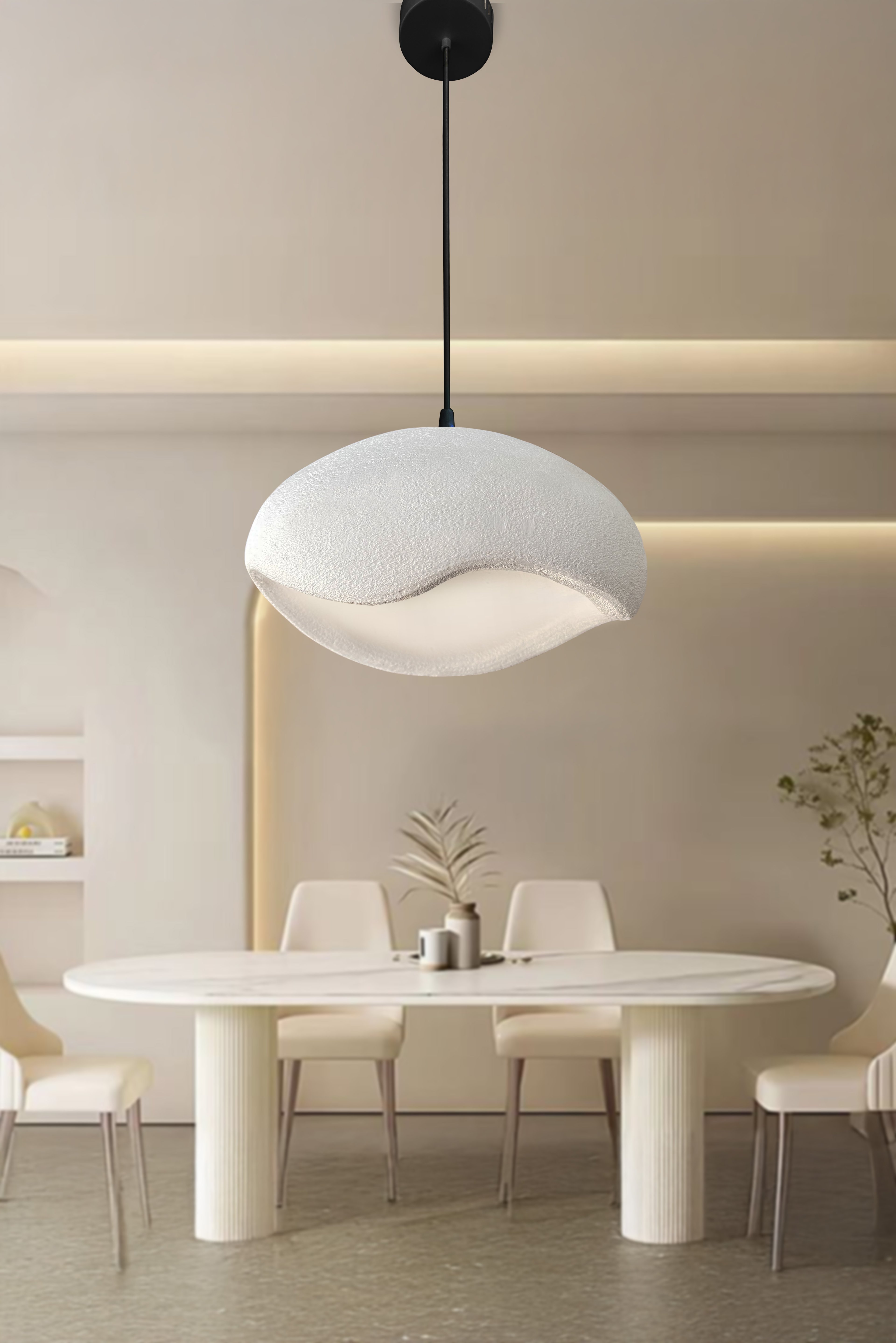 30 Cm Tekli Beton Avize