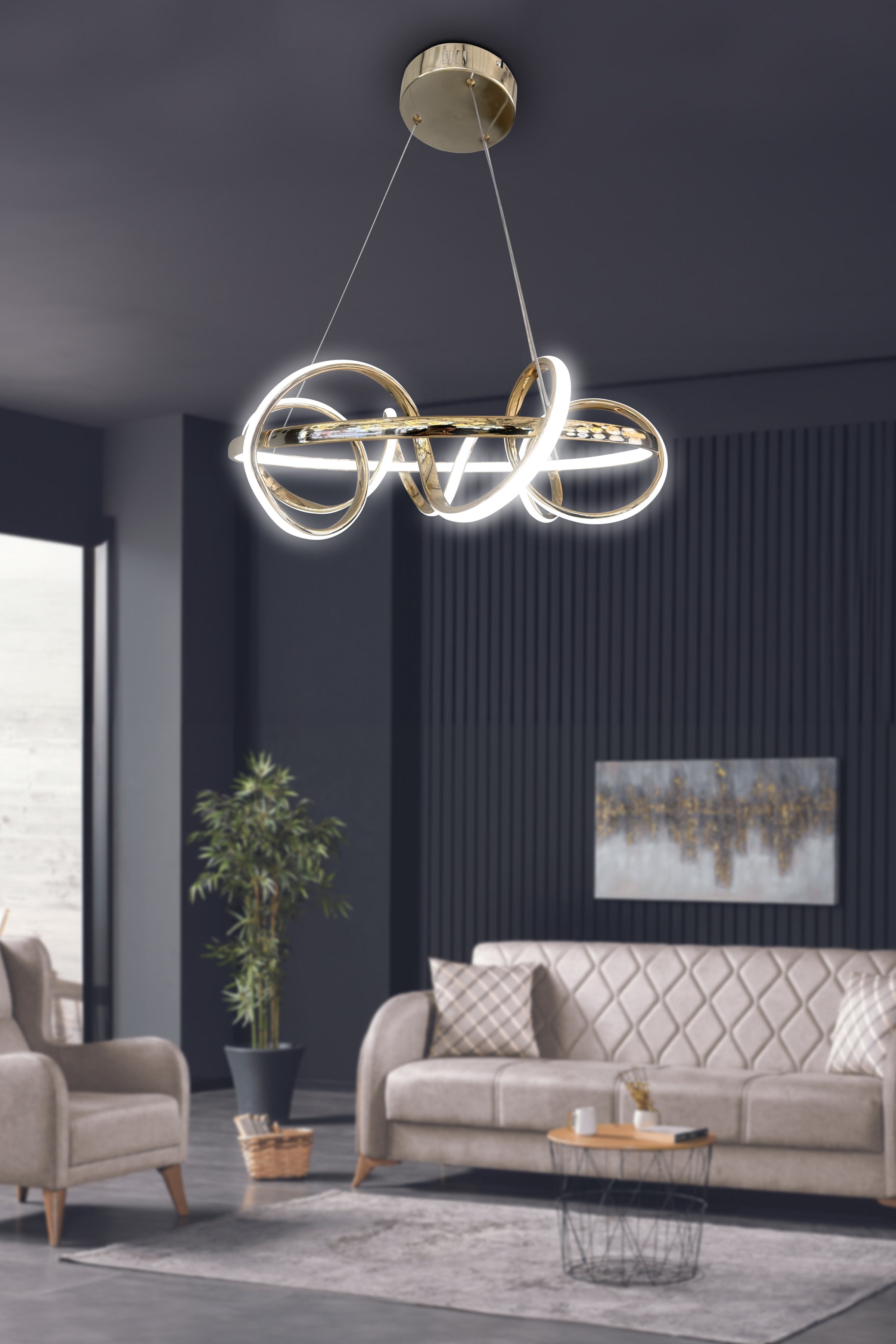 Kuzey 50 cm Led Avize