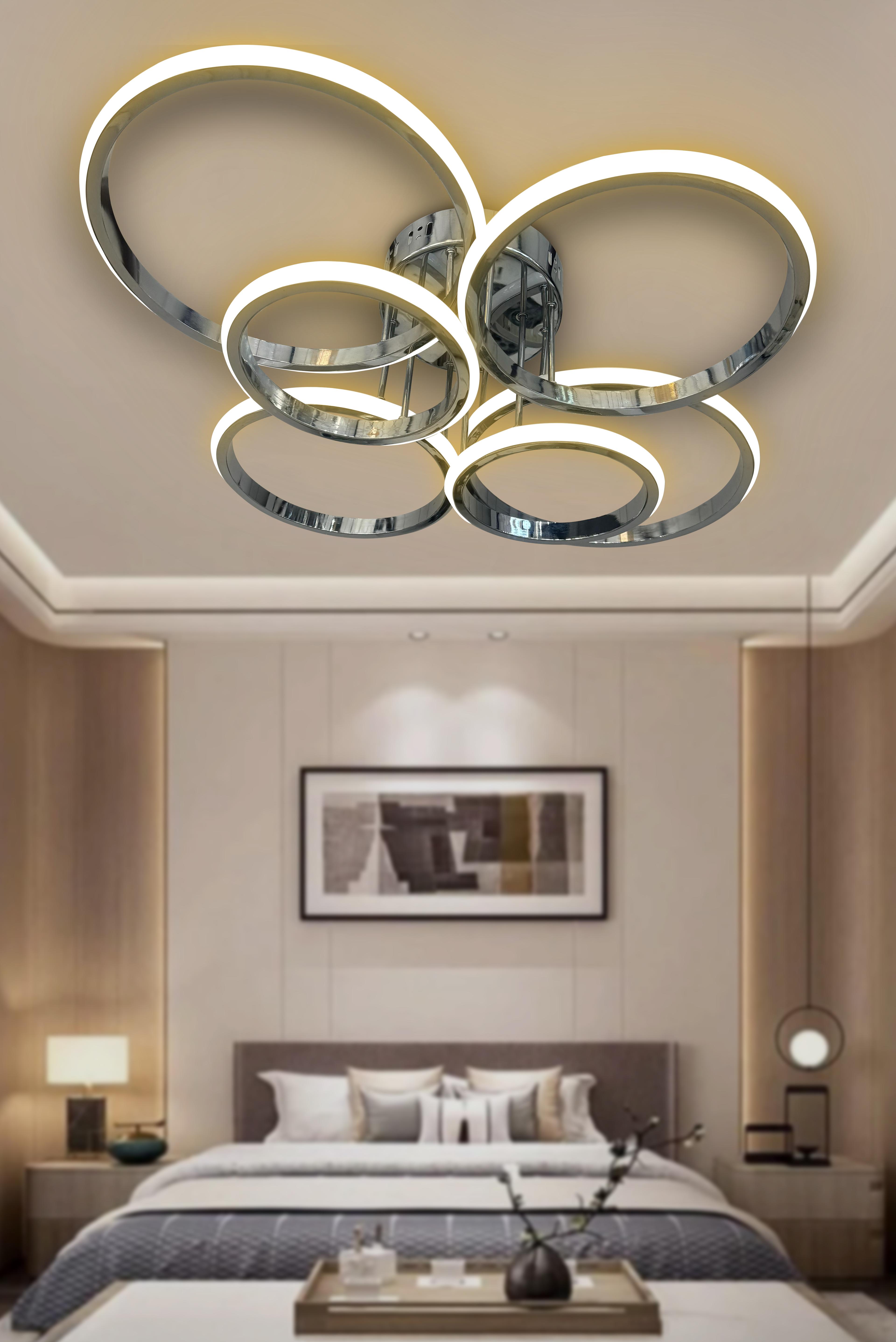 Negro 6'Lı Plafonyer Led Avize