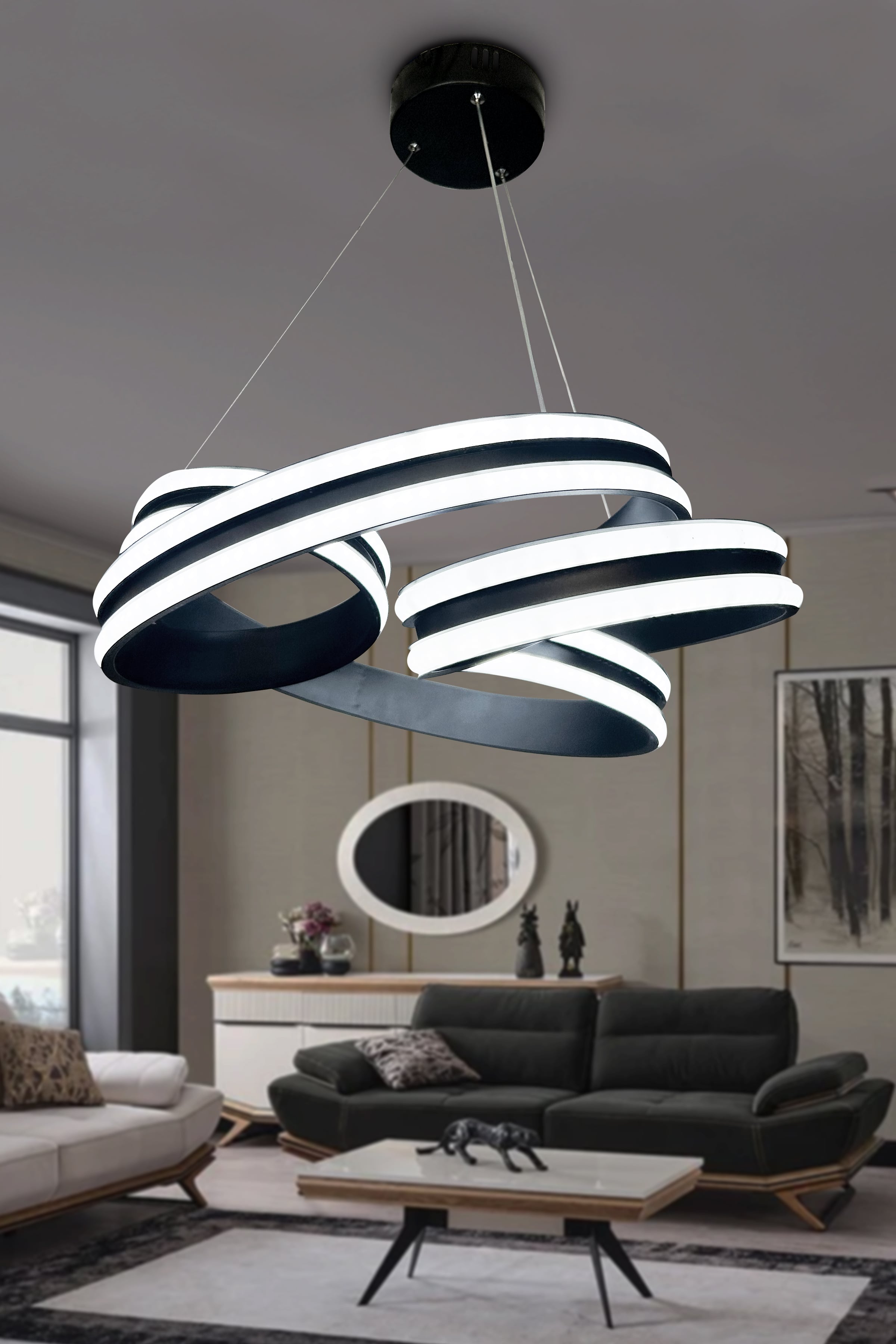 ATLAS ÇİFT YÖNLÜ (YÜKSEK IŞIK) MODERN LED AVİZE