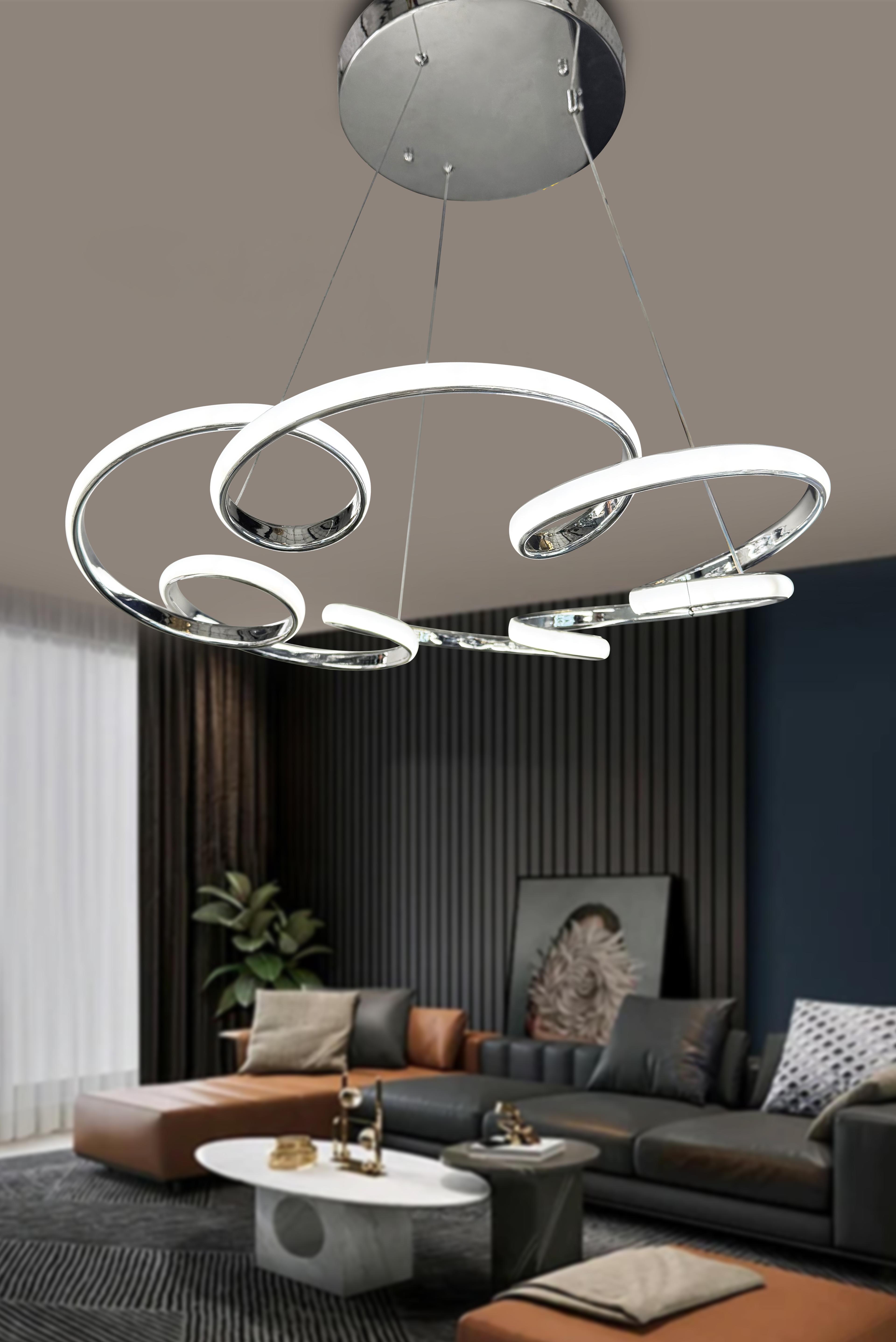 Florya Modern Sarkıt Topsuz Powerled Ledli Avize