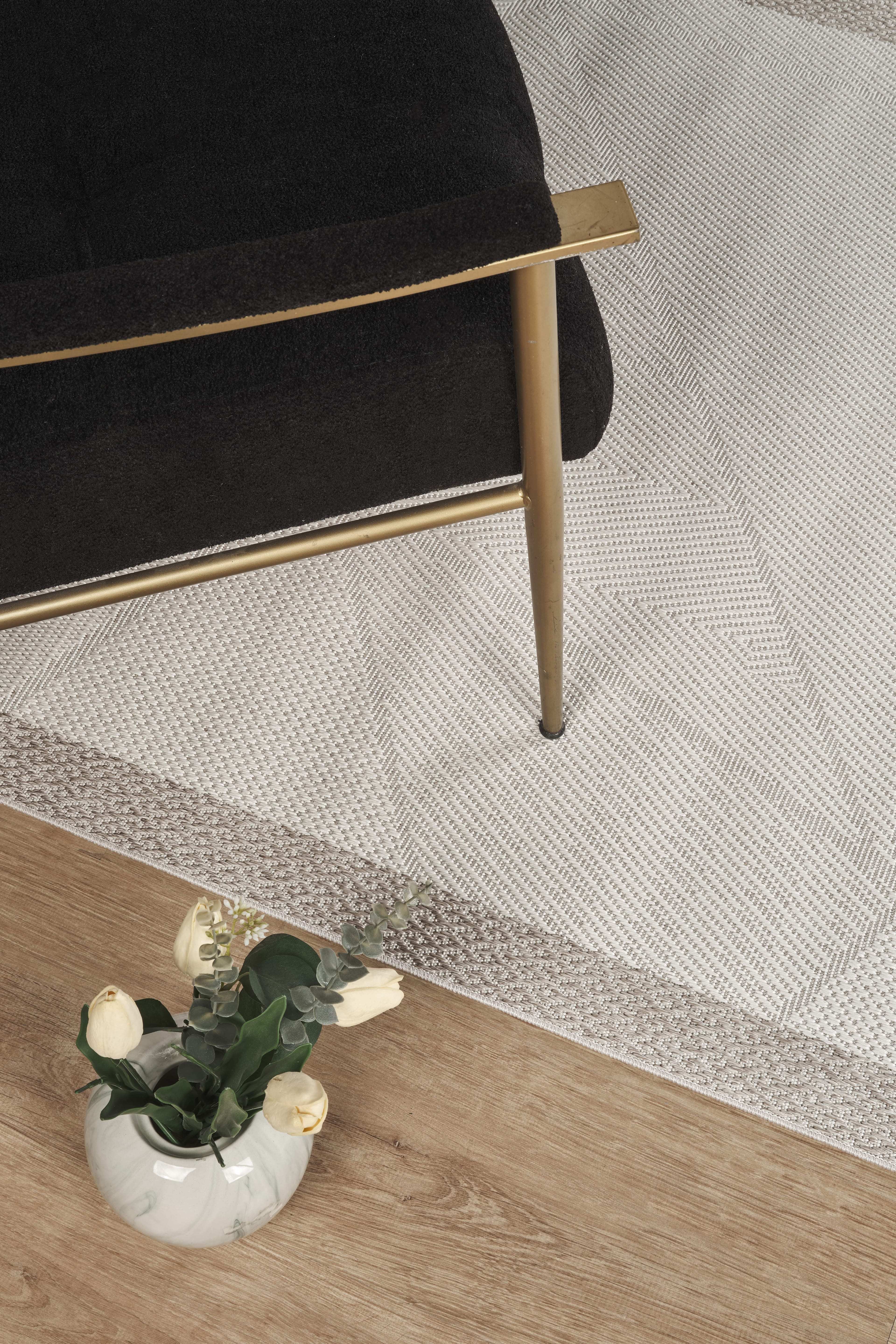 Jüt Sisal Halı– Salon, Mutfak, Balkon Ofis Yolluk Kaymaz Tabanlı