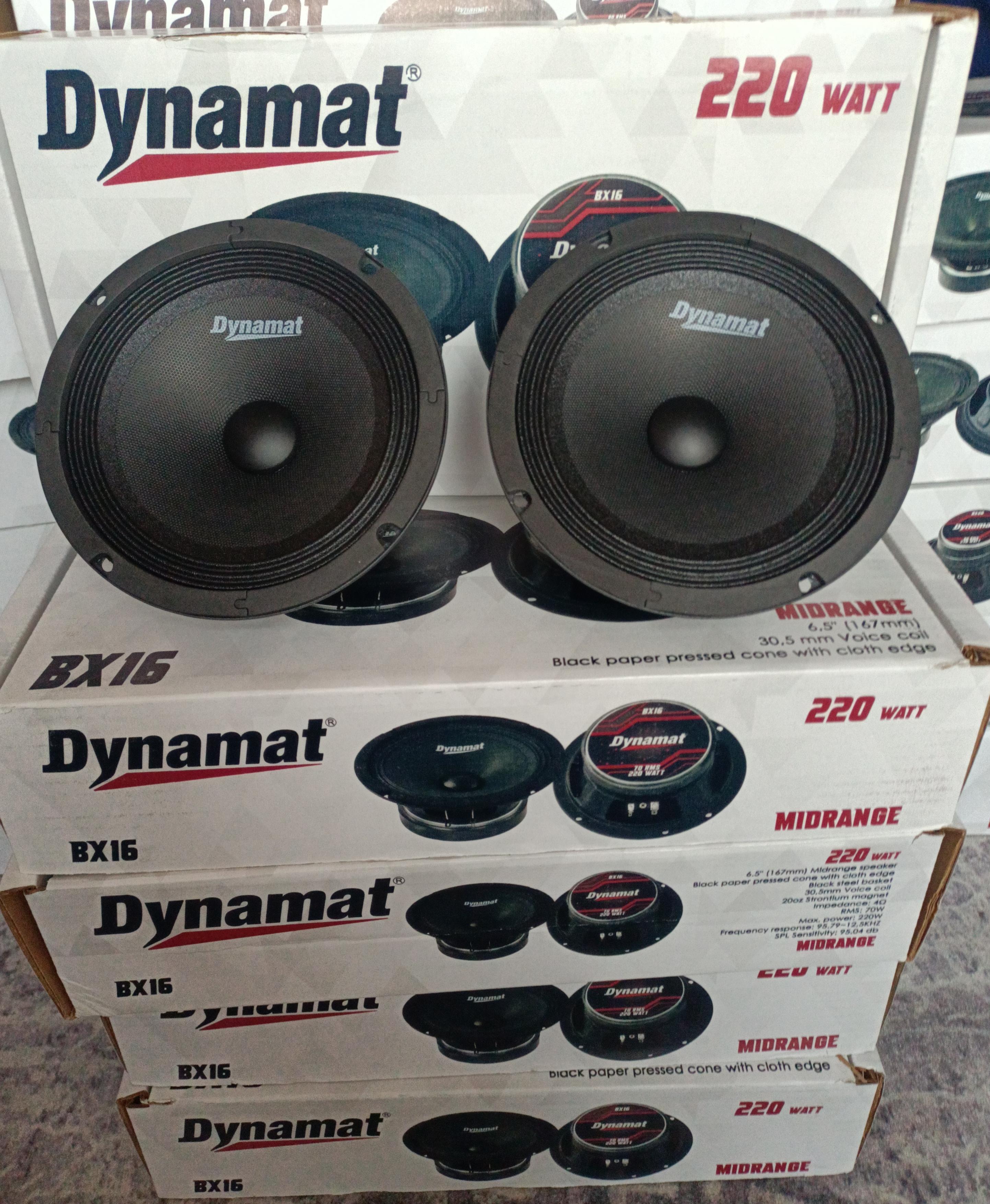 Dynamat  Bx-16-16 cm 220W Midrange Hoparlör (2 Adet)