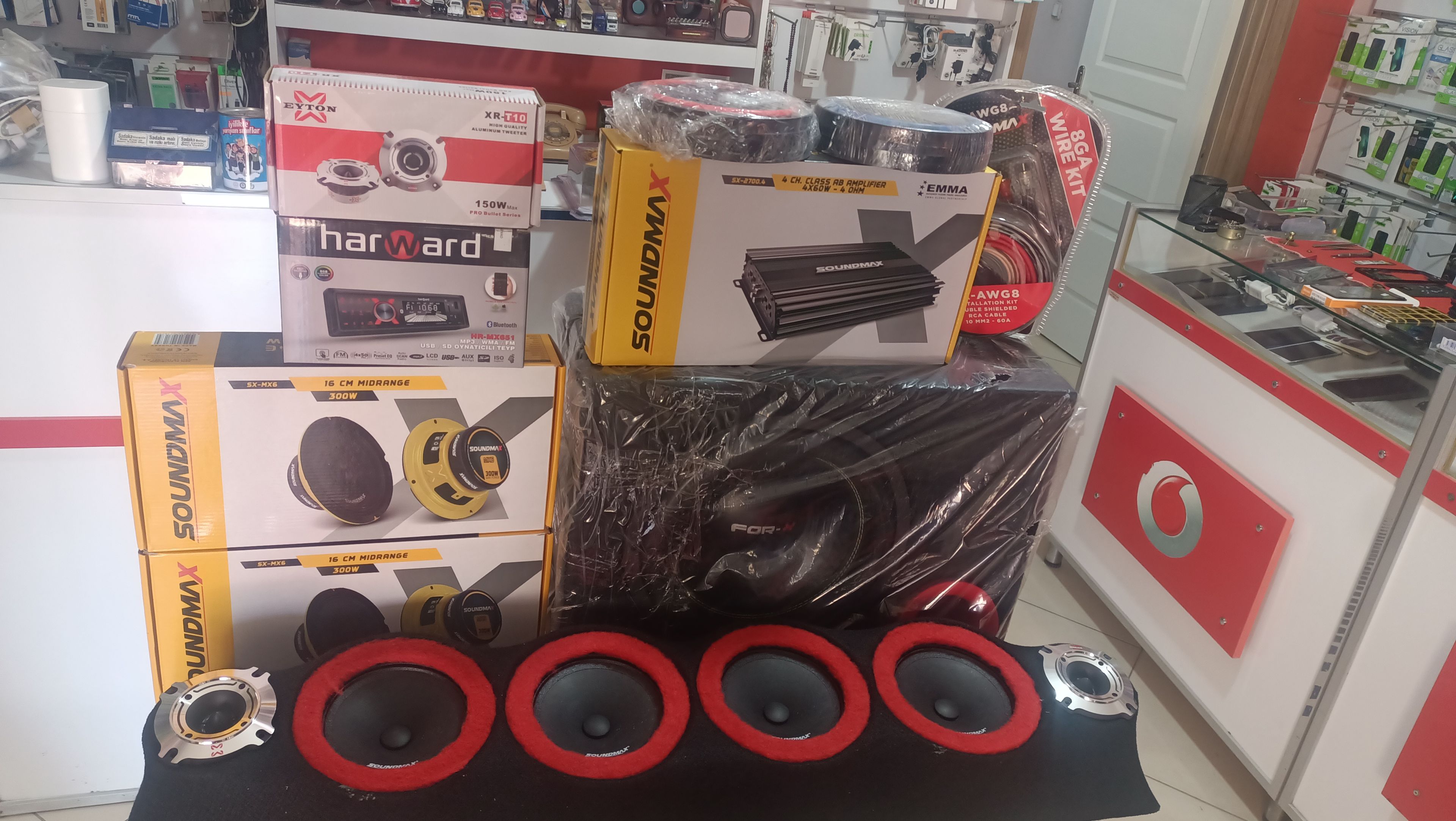 Soundmax 16 Cm  Midrange Takım Seti Komple Set Hâlinde Sıfır Elektrik Verilmemiş Ürünler Stoklarımızda 