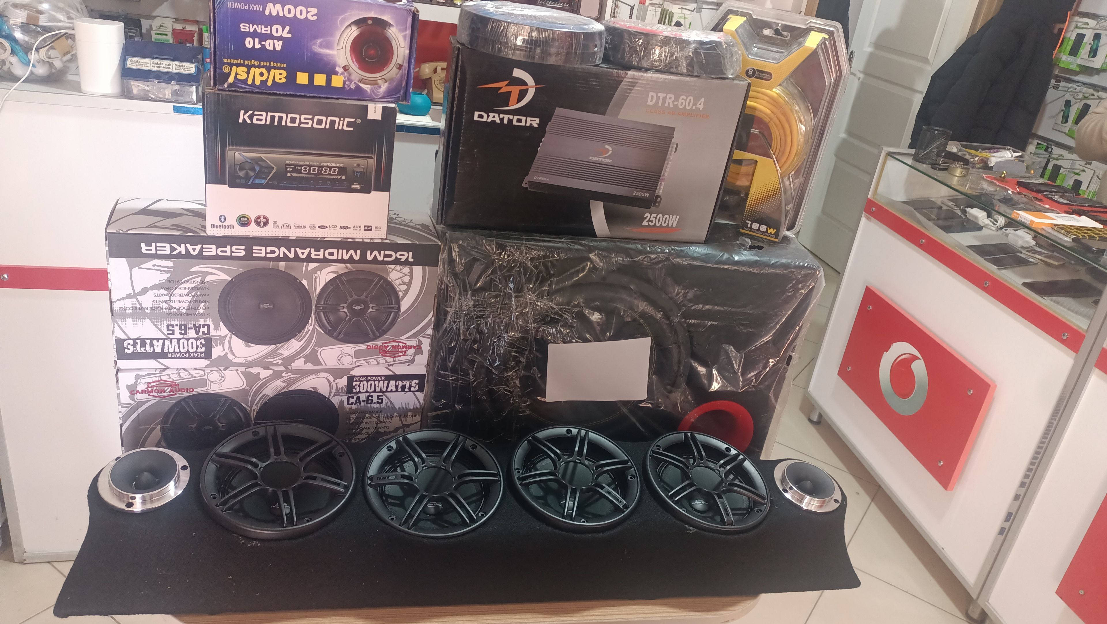 CARMON16 Cm  Midrange Takım Seti Komple Set Hâlinde Sıfır Elektrik Verilmemiş Ürünler Stoklarımızda