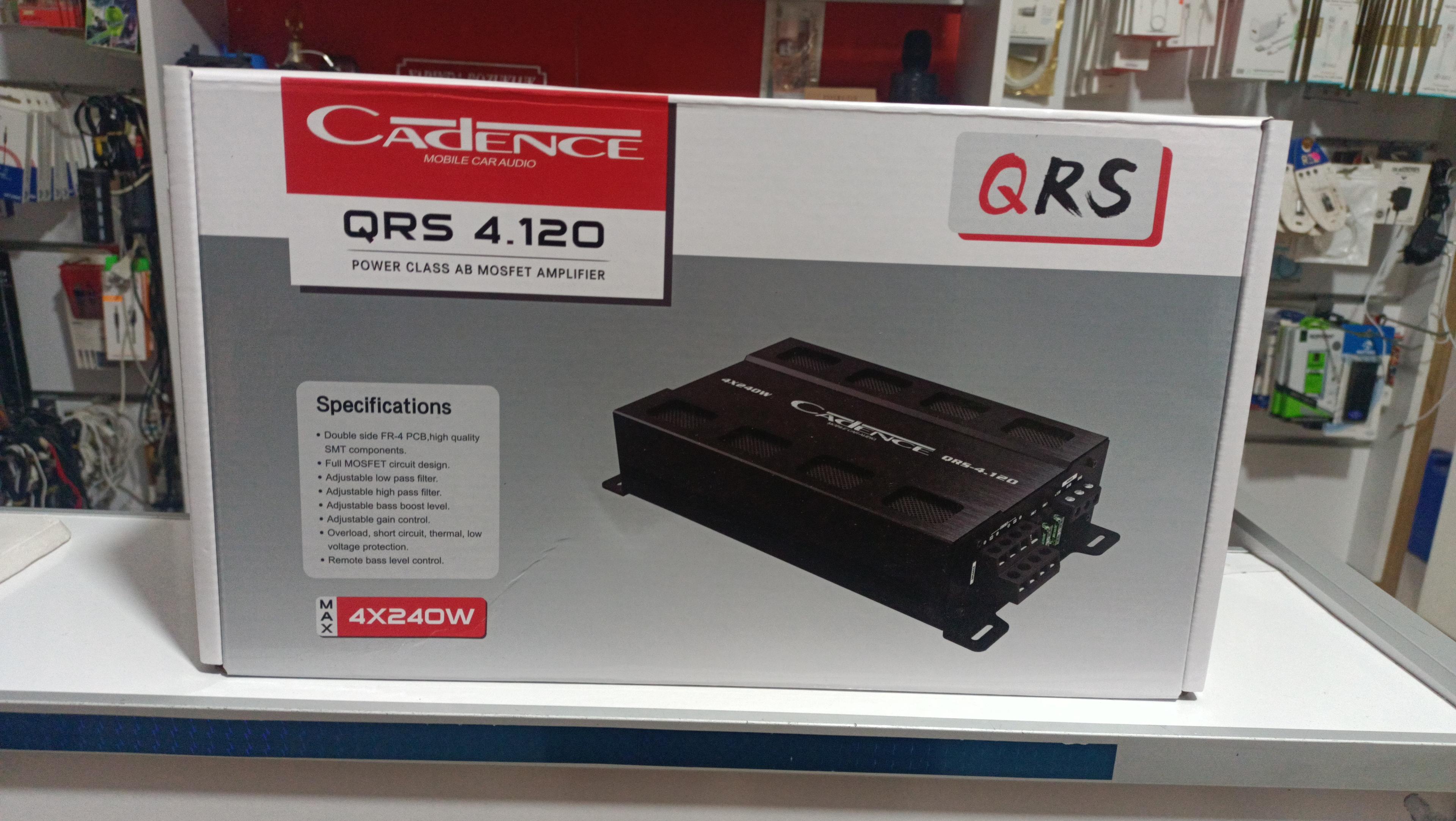 Cadence Qrs 4x120 Rms 4 kanal Amfi