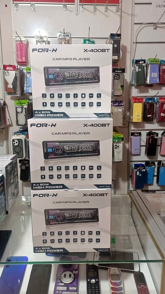 FOR-X X400BT Bluetooth’lu Çift Usb’li Oto Teyp Araba Teybi Radyo Aux Sd Kart Amfi Çıkışlı 4x60 Watt uyumlu